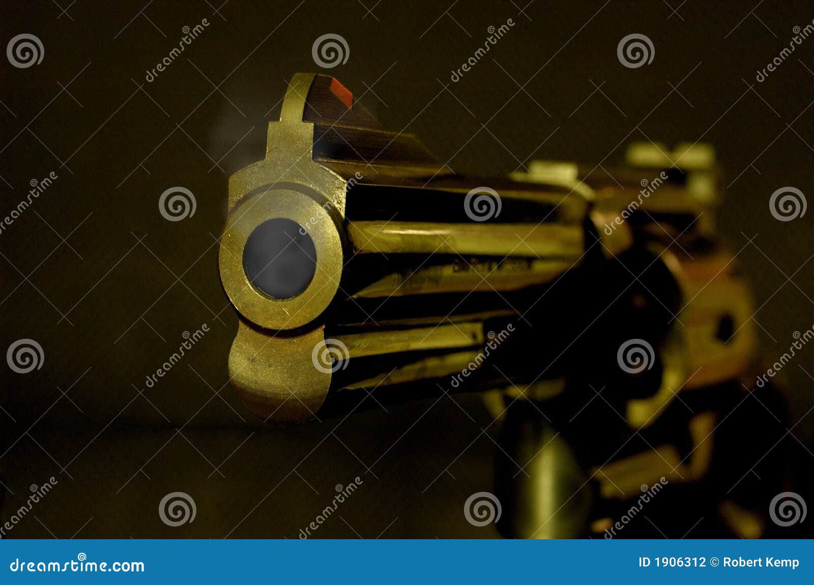 Smokin Gun stock photo. Image of chamber, hole, caliber 1906312