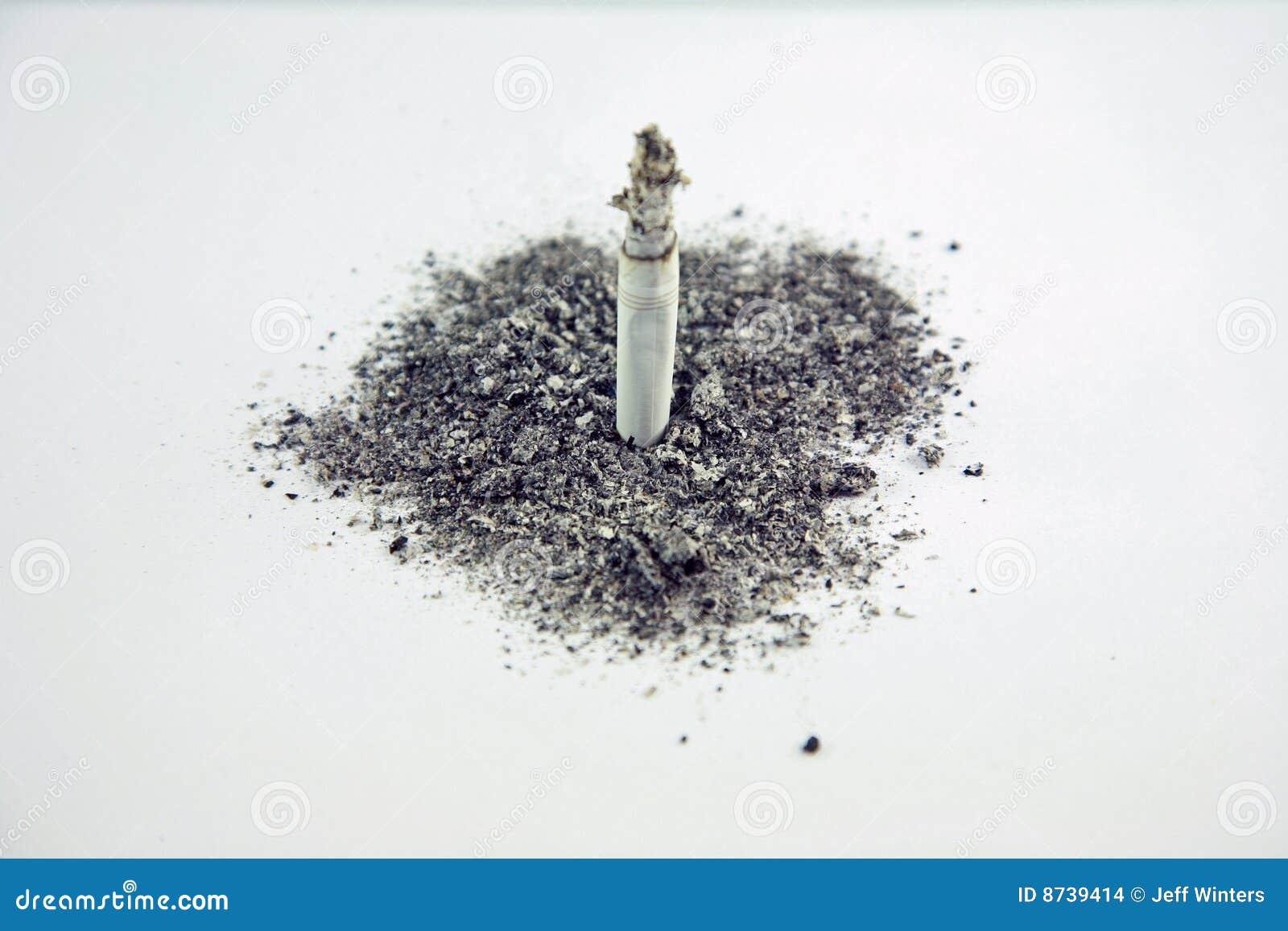 Smoking ashes stock illustration. Illustration of healthcare 8739414