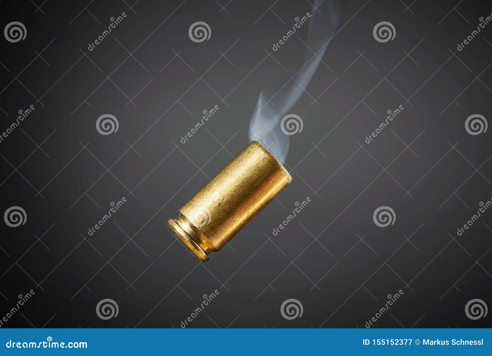 Smoking bullet casing stock image. Image of armory, shell - 155152377