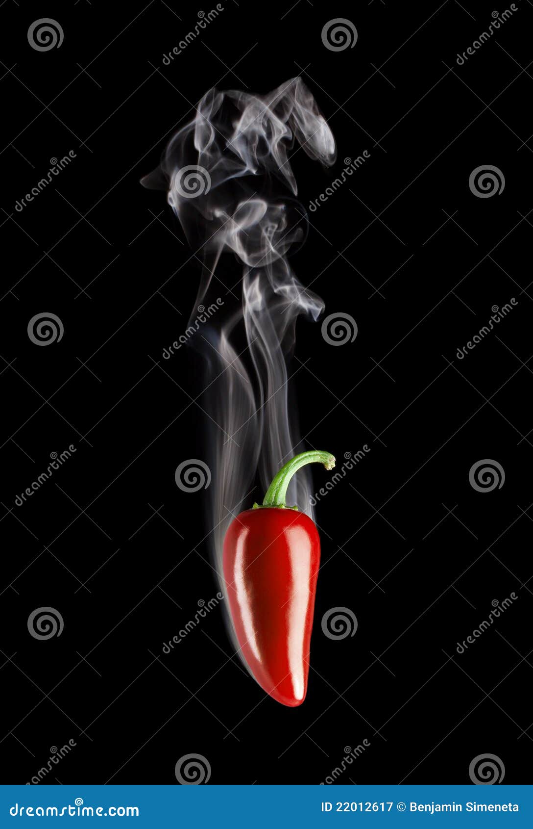 Smoking Hot Red Jalapeno Pepper (Capsicum Annuum) Stock Image Image