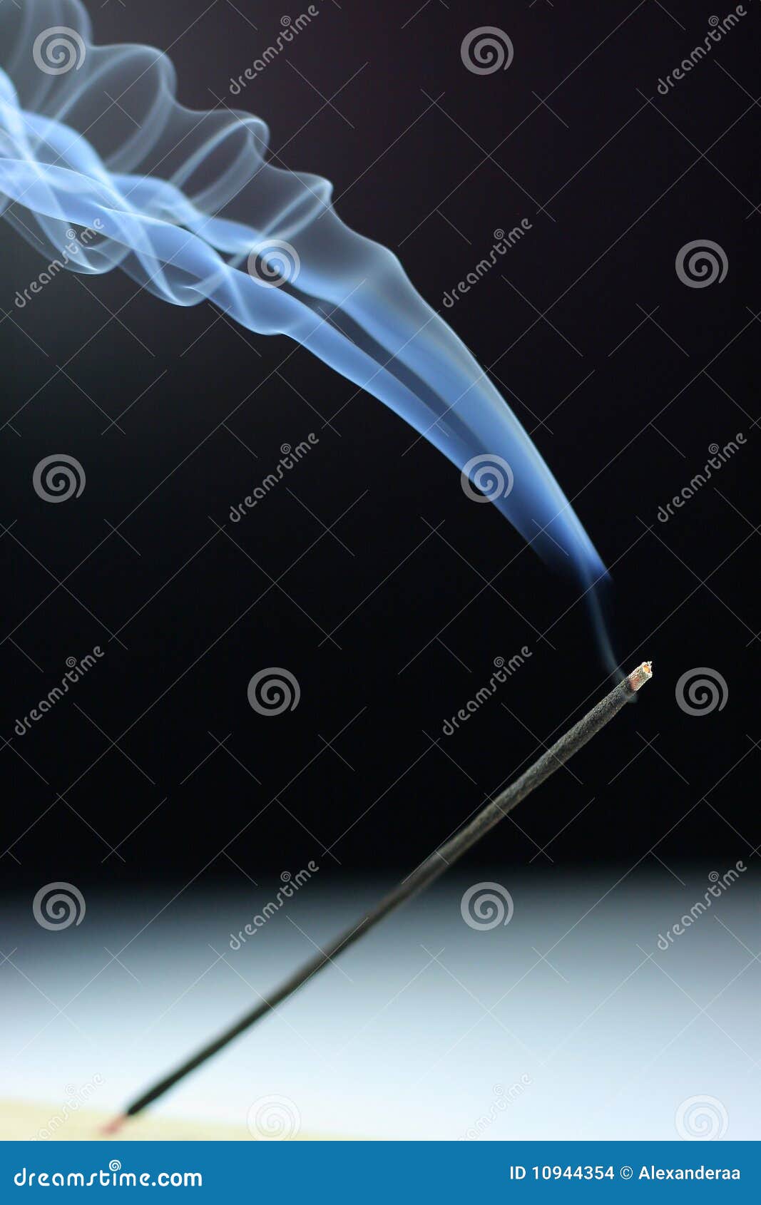 Smoking incense stock photo. Image of generated, religion 10944354