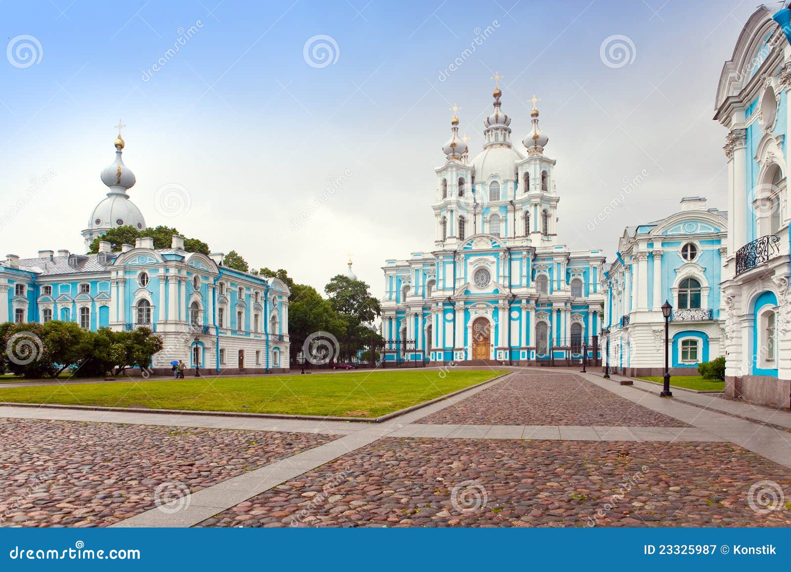 smolny convent. st. petersburg.city landscape