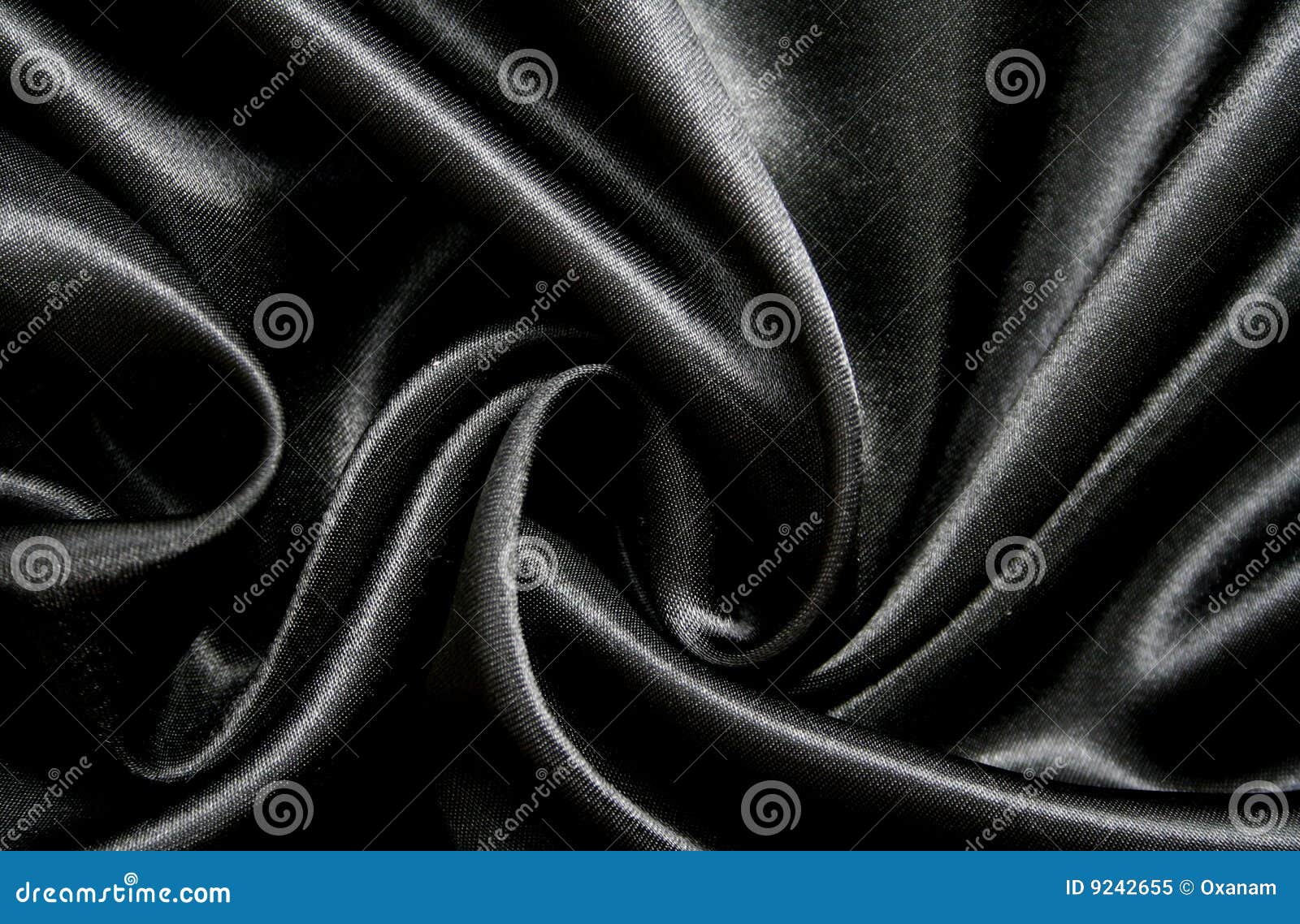 Smooth Elegant Black Silk As Background Stock Image Image of