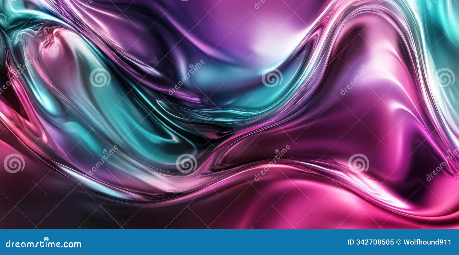 smooth flowing background featuring a shiny metallic texture reflecting rich tones of dark purple,