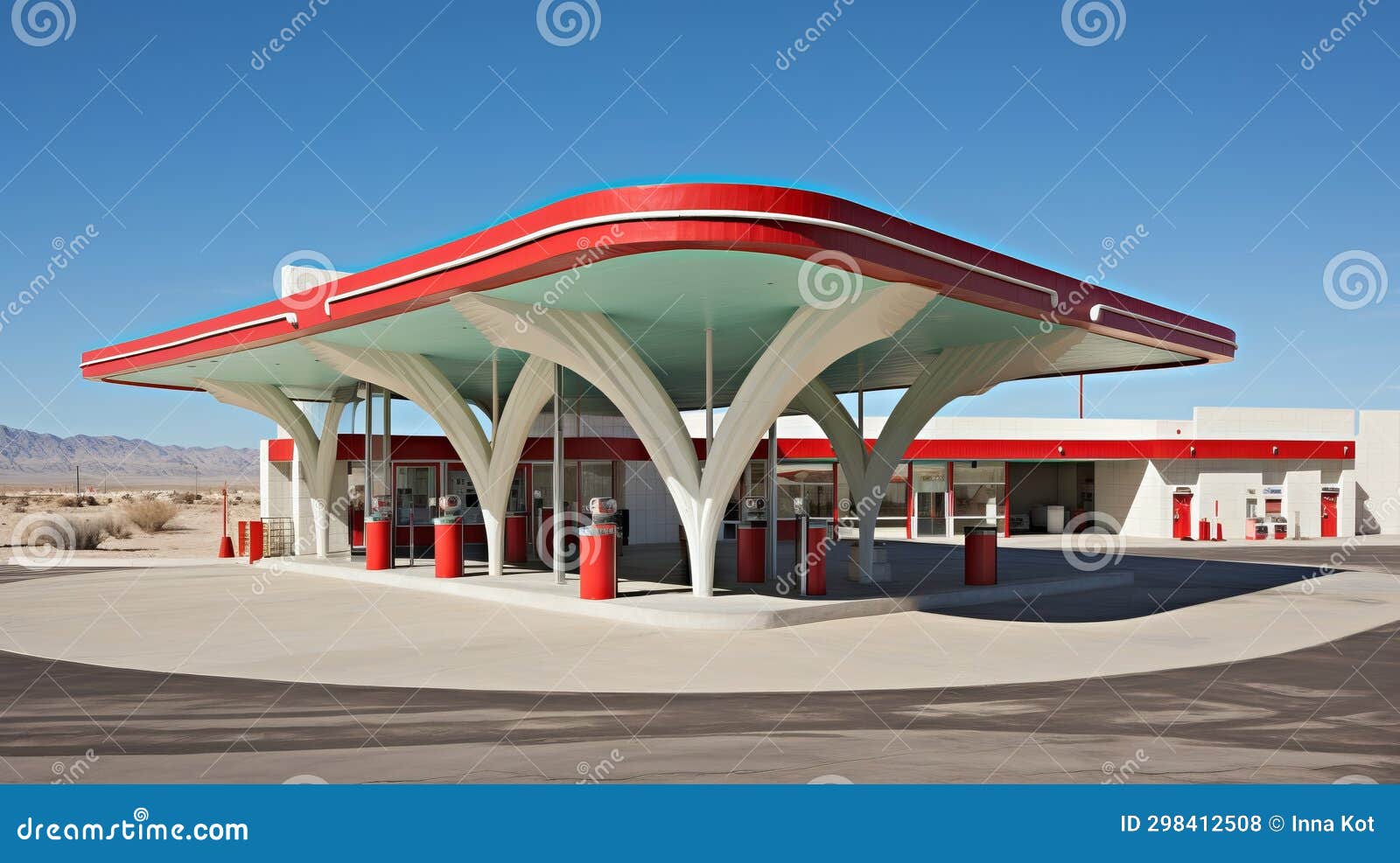 Smooth Fuel Purchase Process As Customer Completes Transaction at the Gas Station Counter Stock