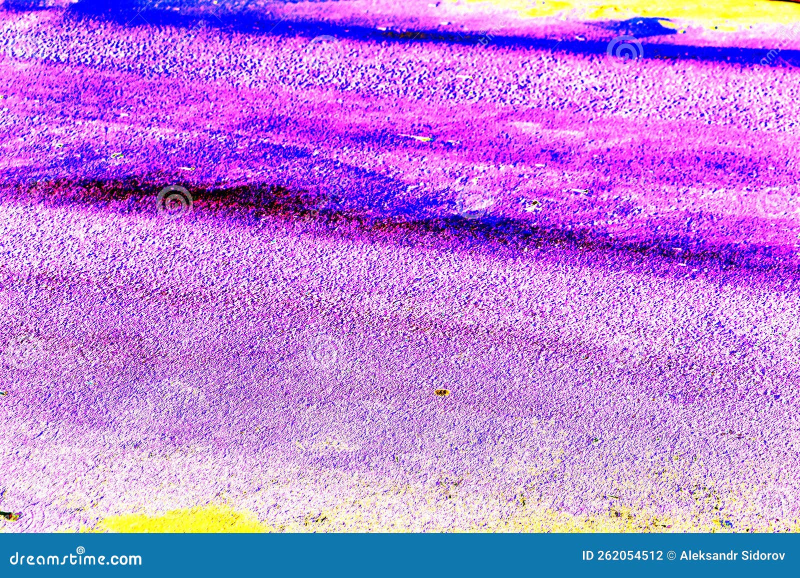 Smooth Surface of Frozen Ground, Ground Surface Textures. Changed Color