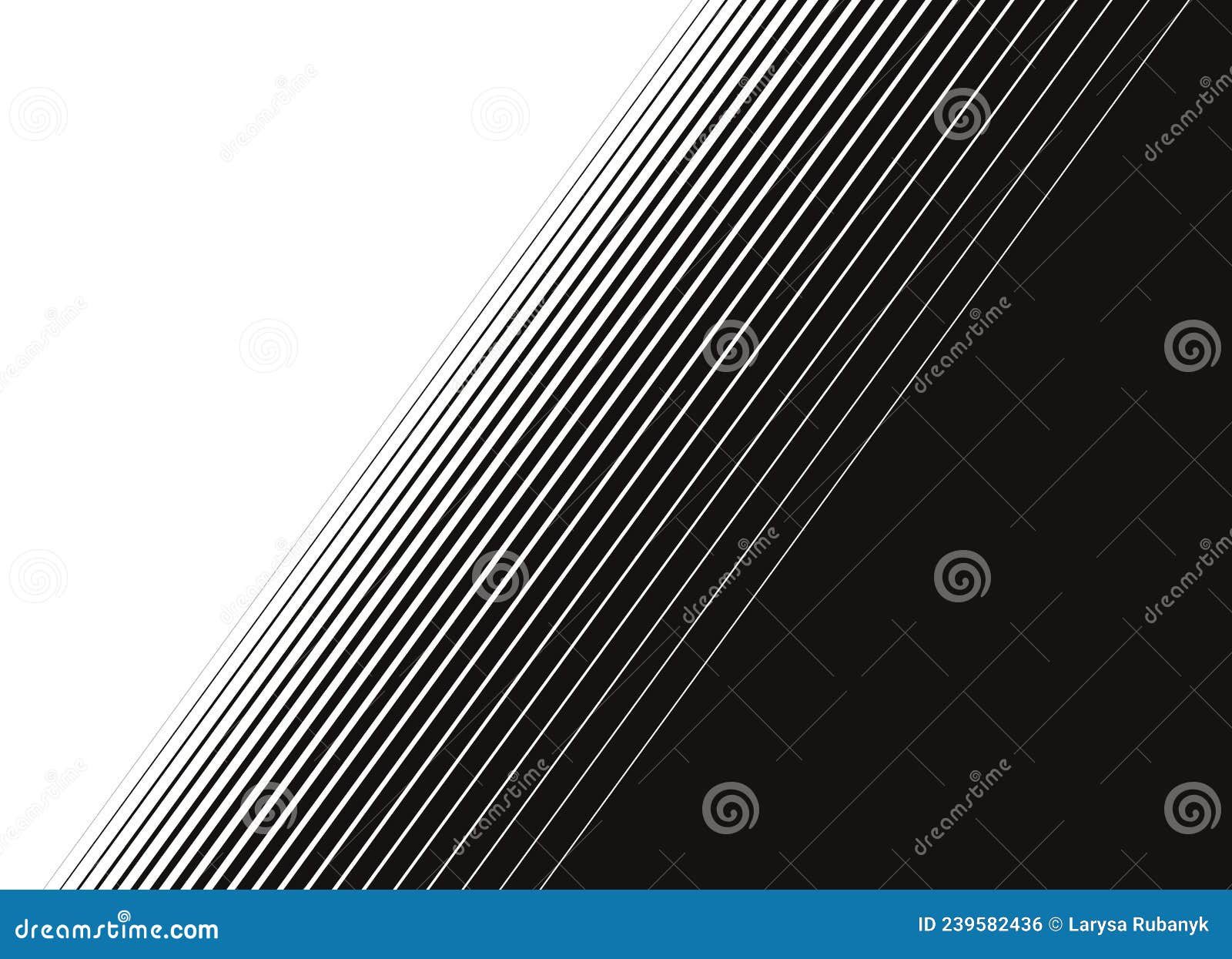 Smooth Transition from Black To White with Thin Straight Lines. Stock