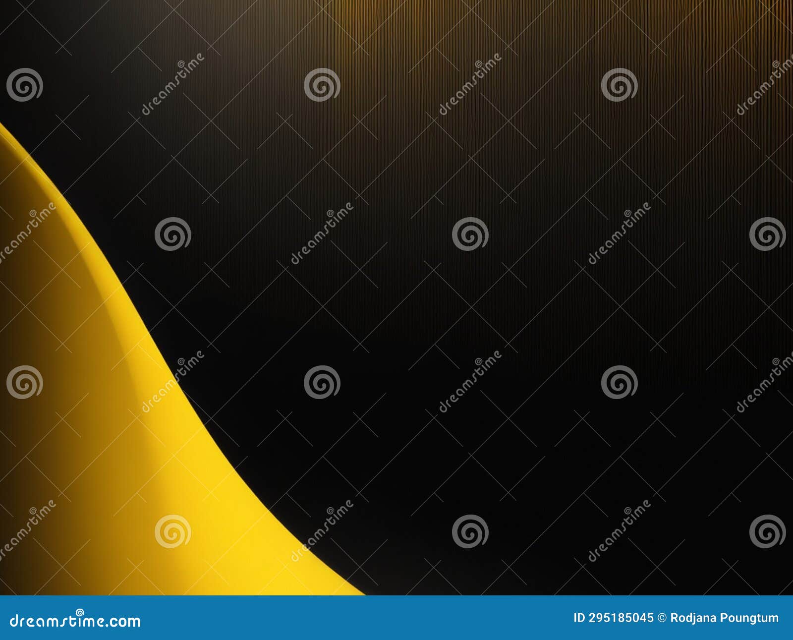 Smooth Yellow and Black Gradient Background Stock Illustration
