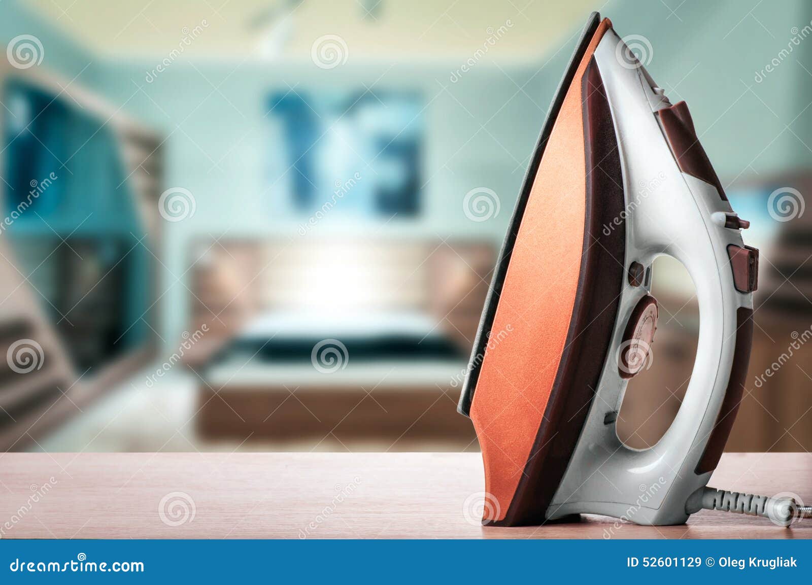 Smoothingiron stock image. Image of flatiron, appliance 52601129