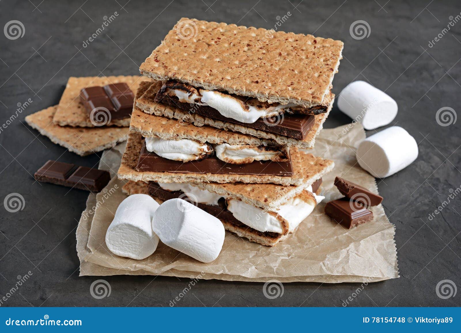 Biscuits à la guimauve et au chocolat maison