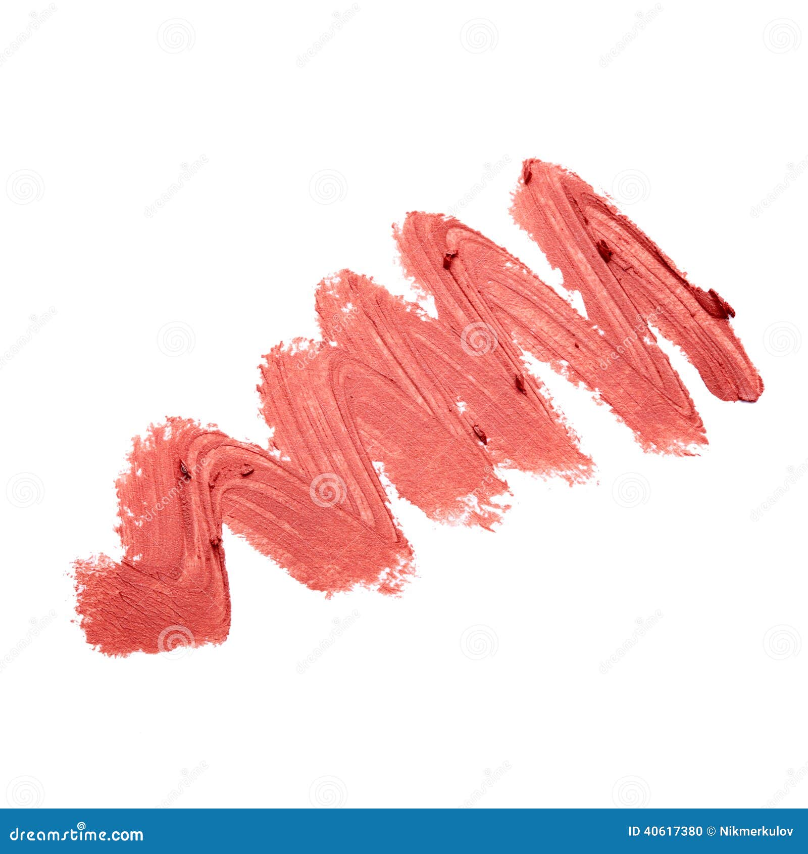 Smudged lipstick stock photo. Image of color, sample 40617380
