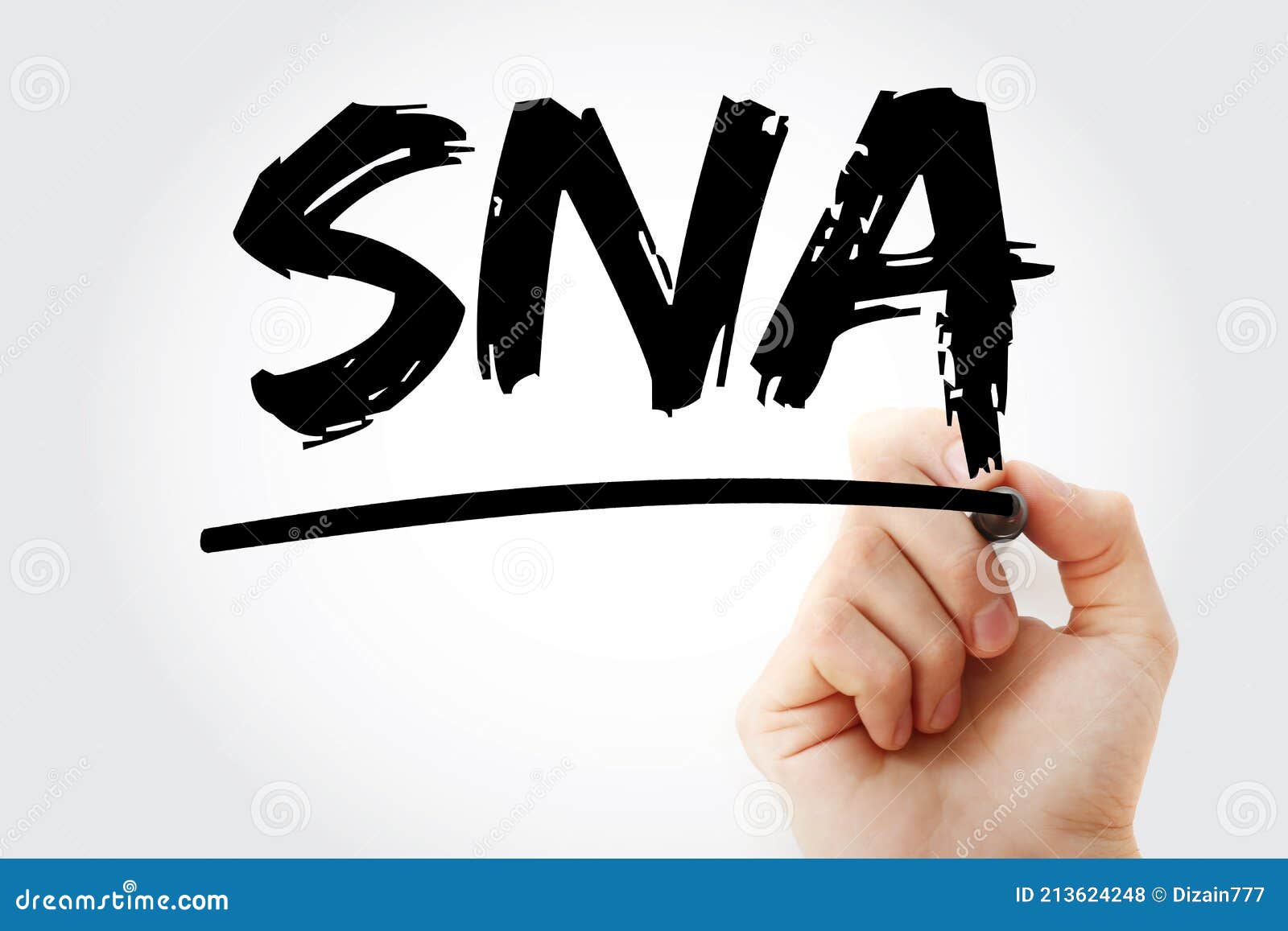 SNA Systems Network Architecture Acronym with Marker, Technology