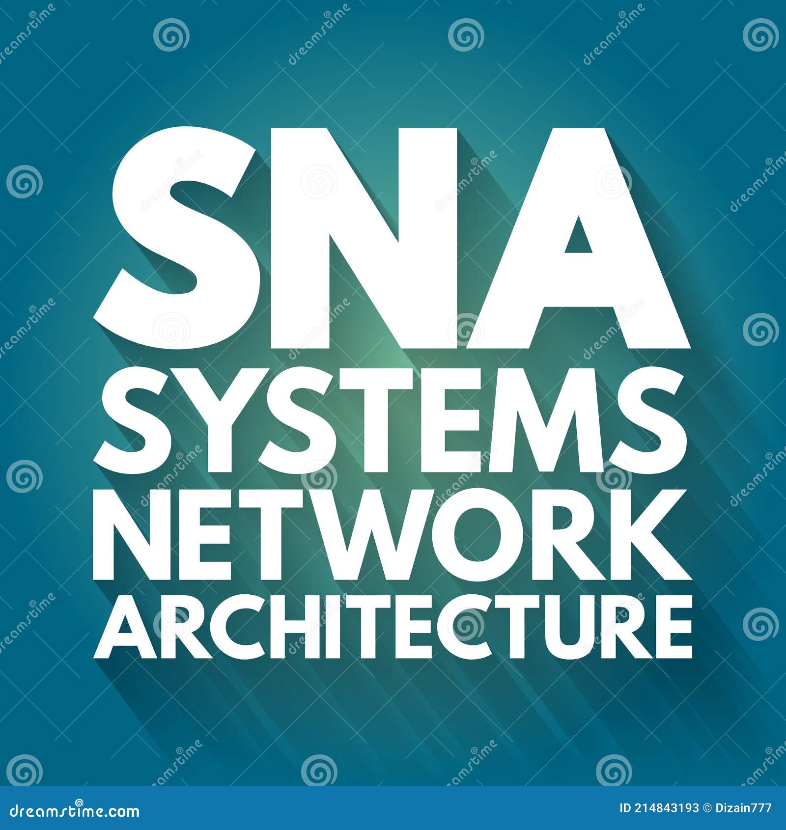 SNA Systems Network Architecture Acronym, Technology Concept