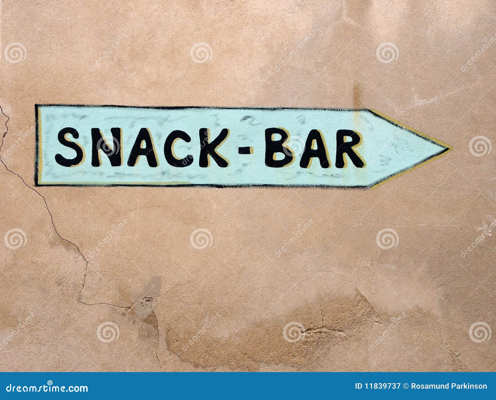 Snack Bar Sign Royalty Free Stock Photography Image 11839737
