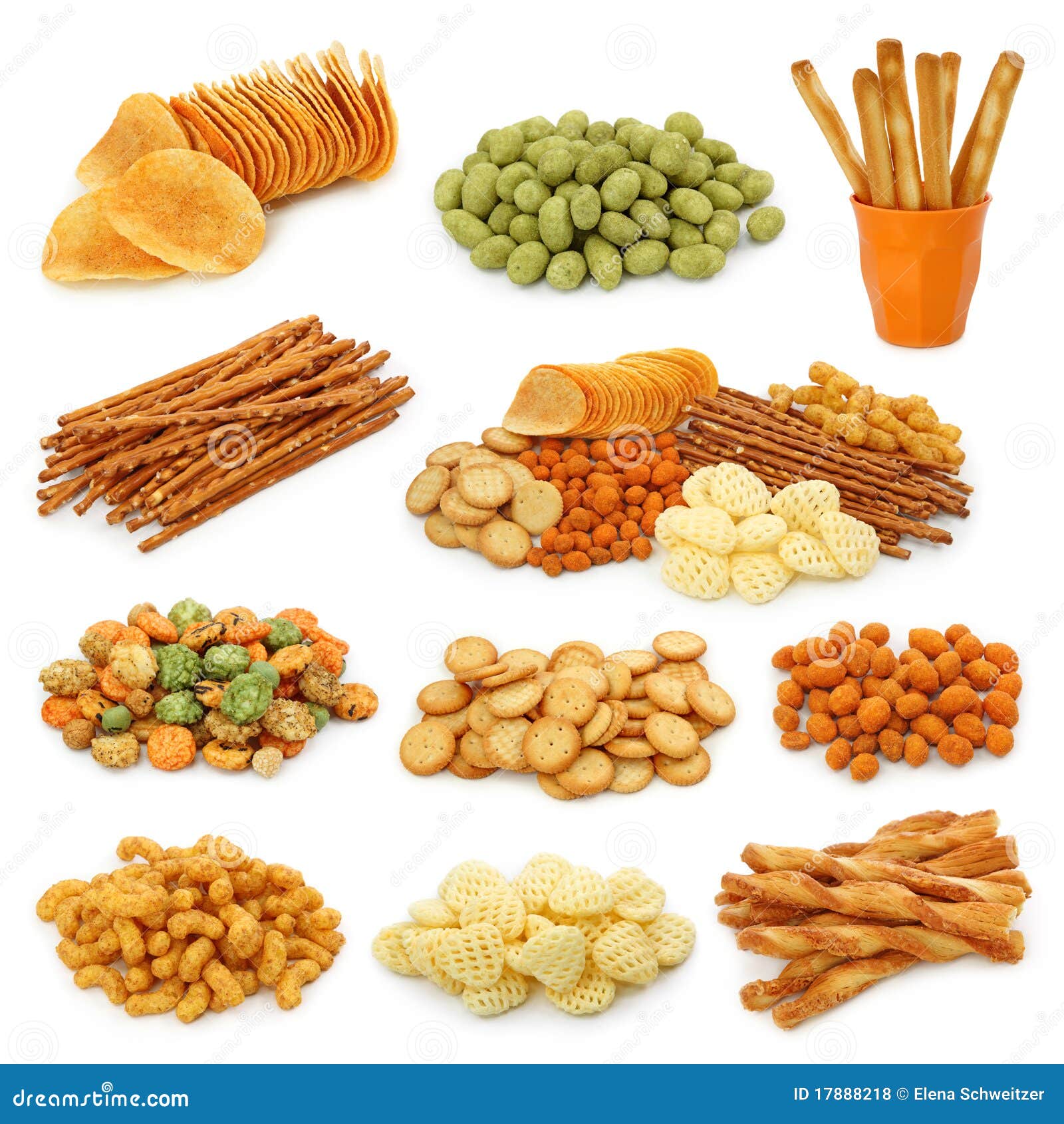 Snack collection stock photo. Image of variation, roasted 17888218