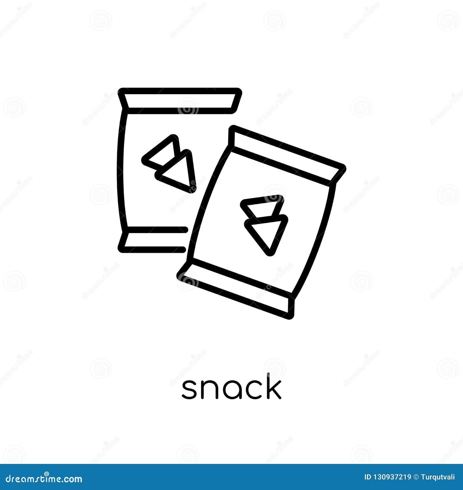 snack icon from birthday and party collection.
