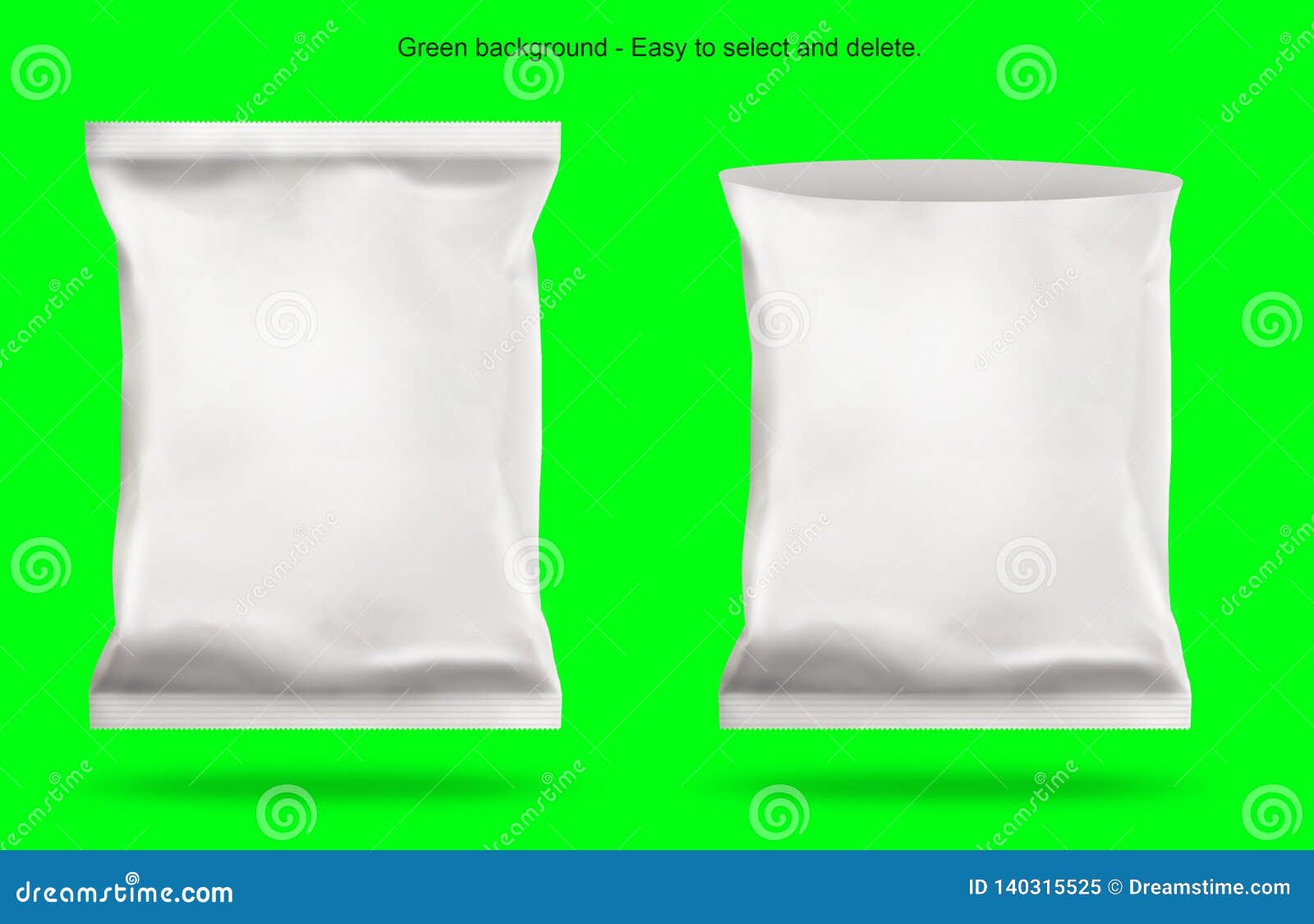 Snack Package Mockup Stock Illustration Illustration Of Package 140315525