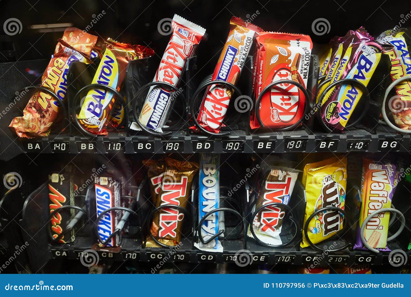 Snacks Vending Machine Editorial Image | CartoonDealer.com #81921638