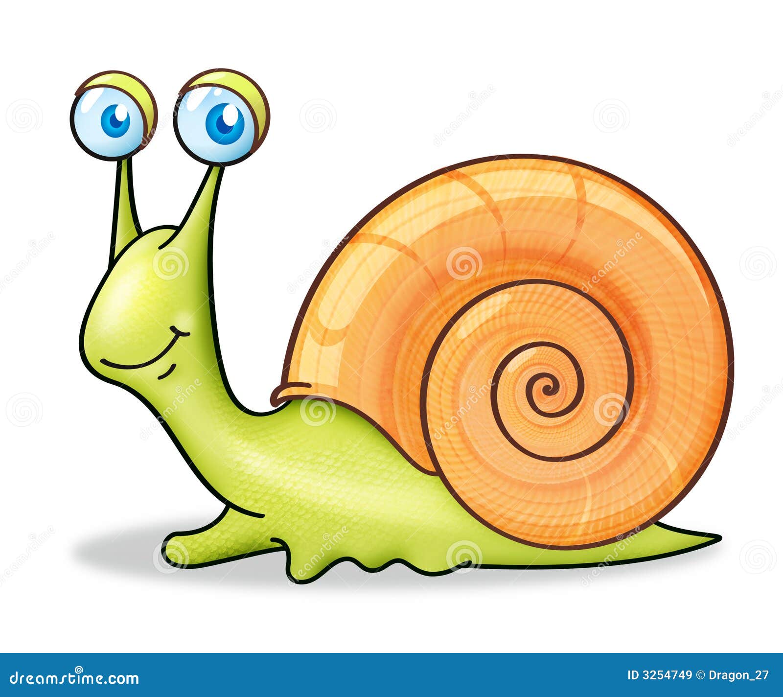 Snail stock illustration. Illustration of cartoon, slug - 3254749 Snail stock illustration. Illustration of cartoon, slug - 3254749