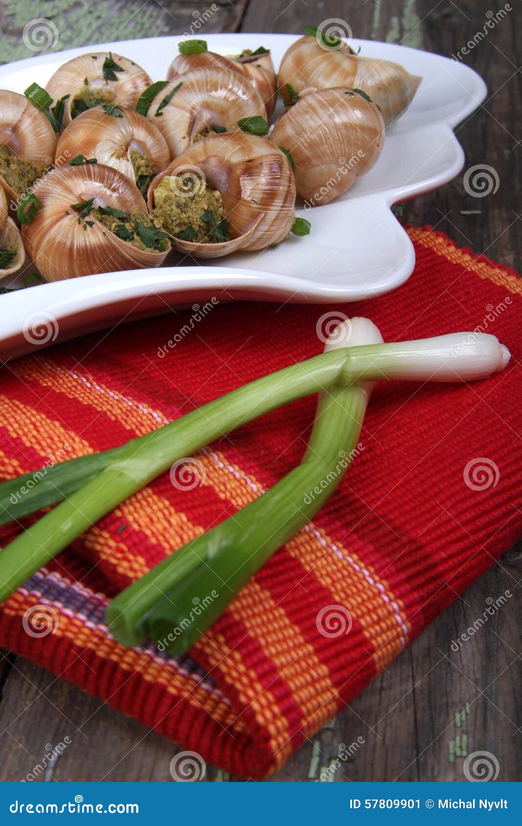Snail au gratin stock image. Image of france, diet, bourguignonne
