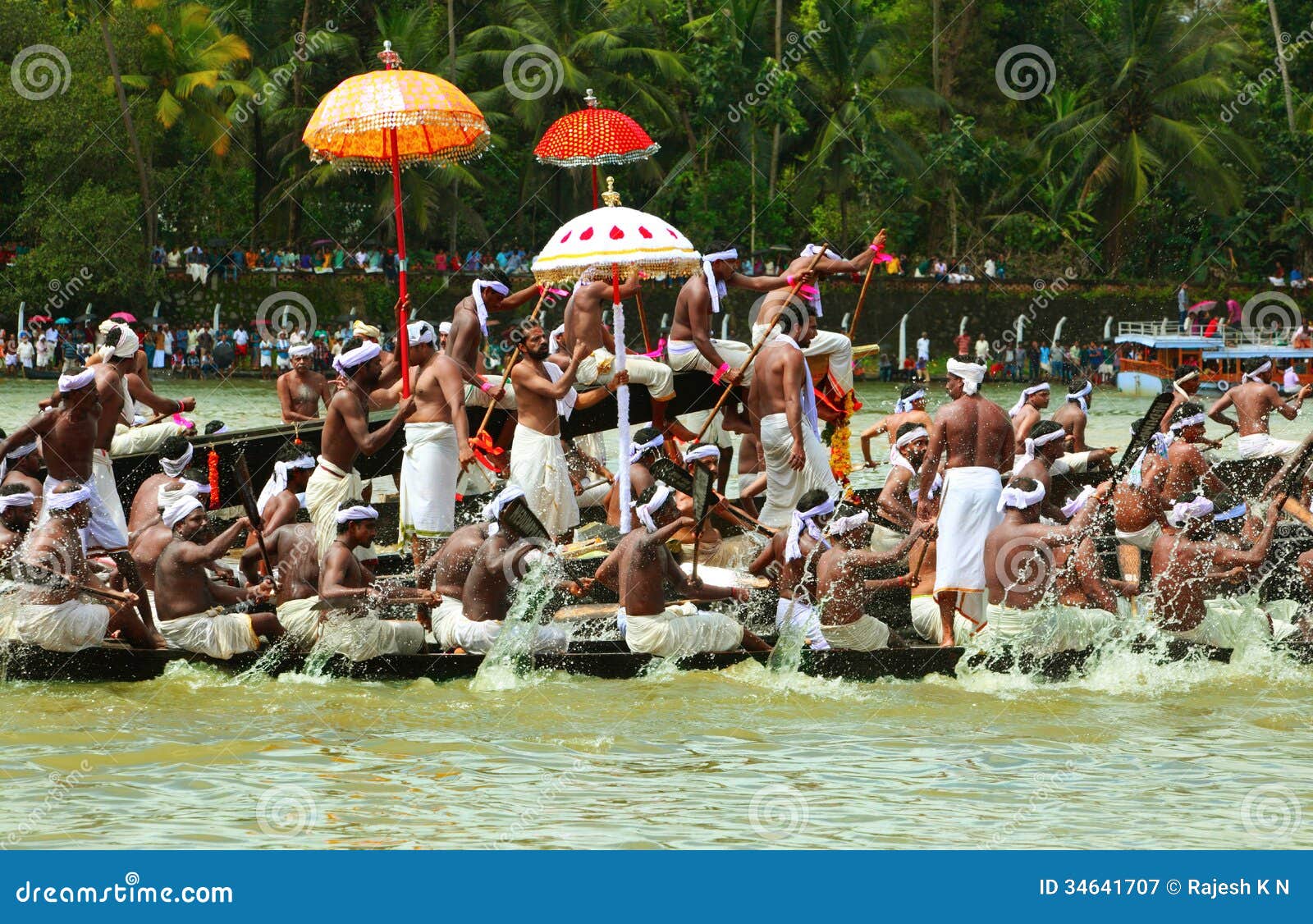 snake boat races of kerala editorial photography - image