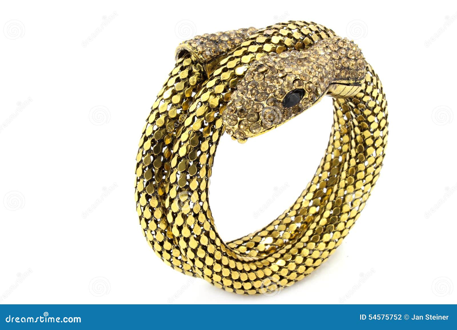Snake bracelet stock photo. Image of white, steel, stainless 54575752