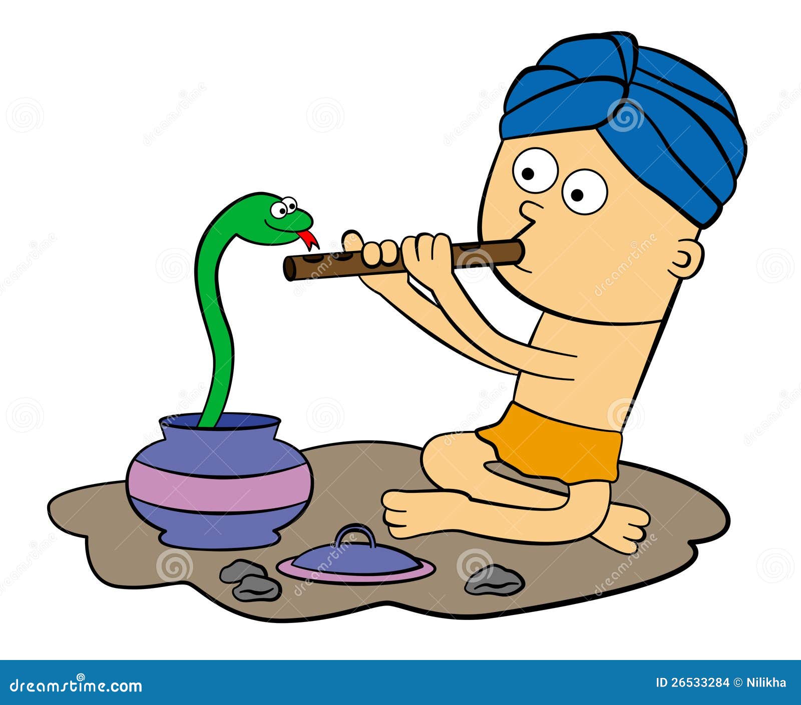 Snake Charmer Clip Art