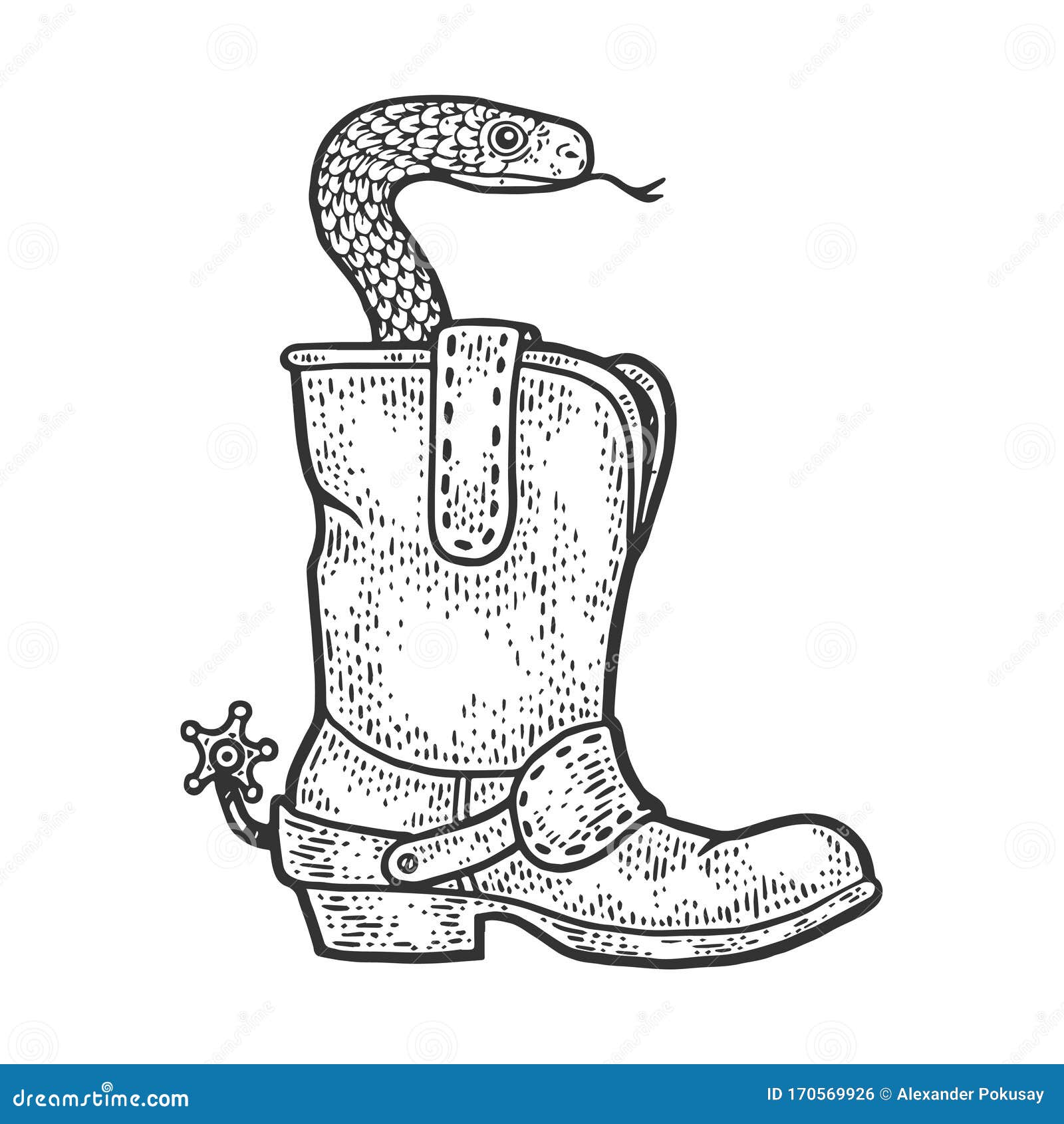 424 Cowboy Boot High Res Illustrations  Getty Images