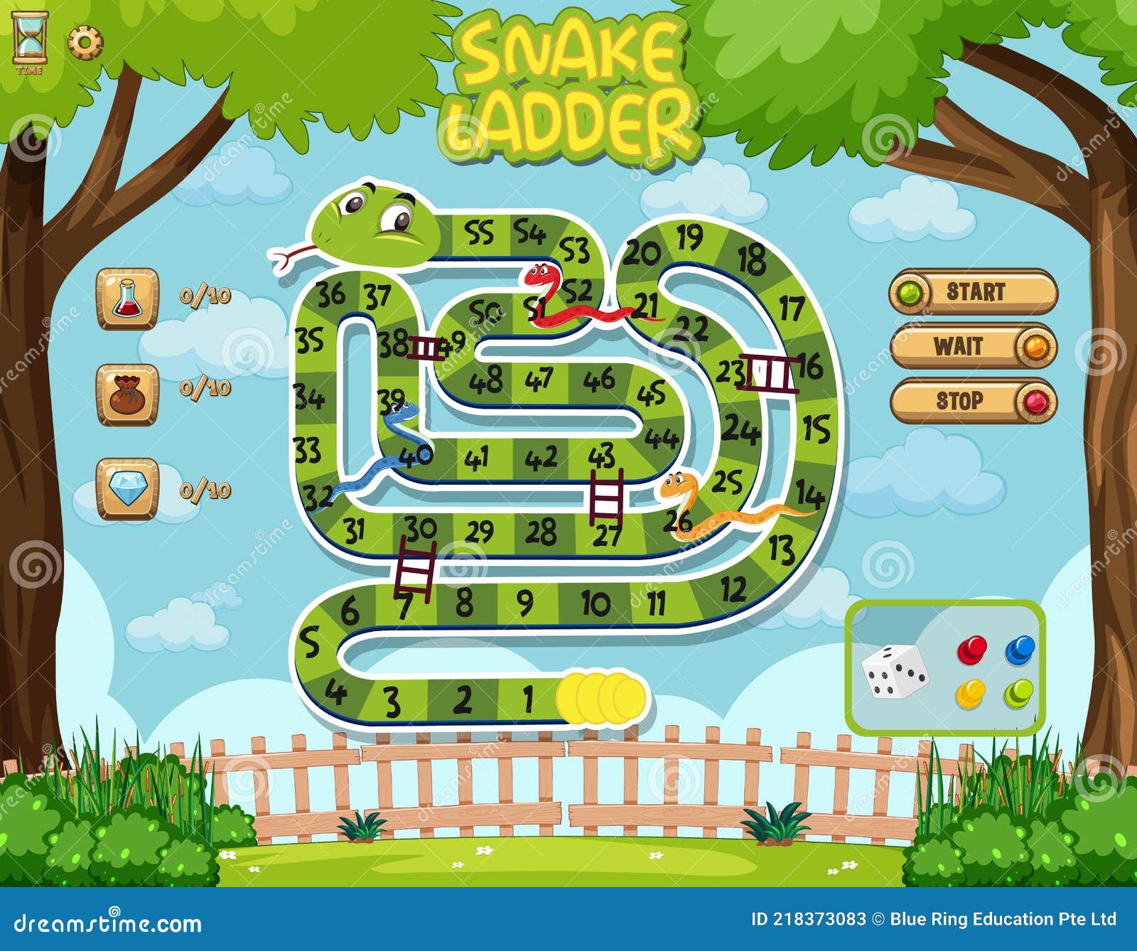 snake-ladder-board-game-for-kids-template-royalty-free-cartoon