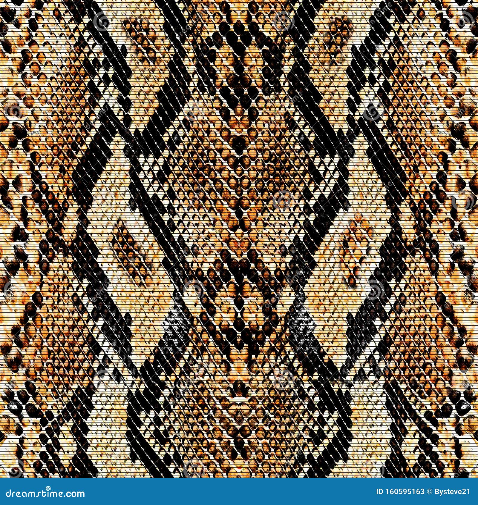 Snake Skin Texture Seamless Pattern Colored Stock Illustration ...