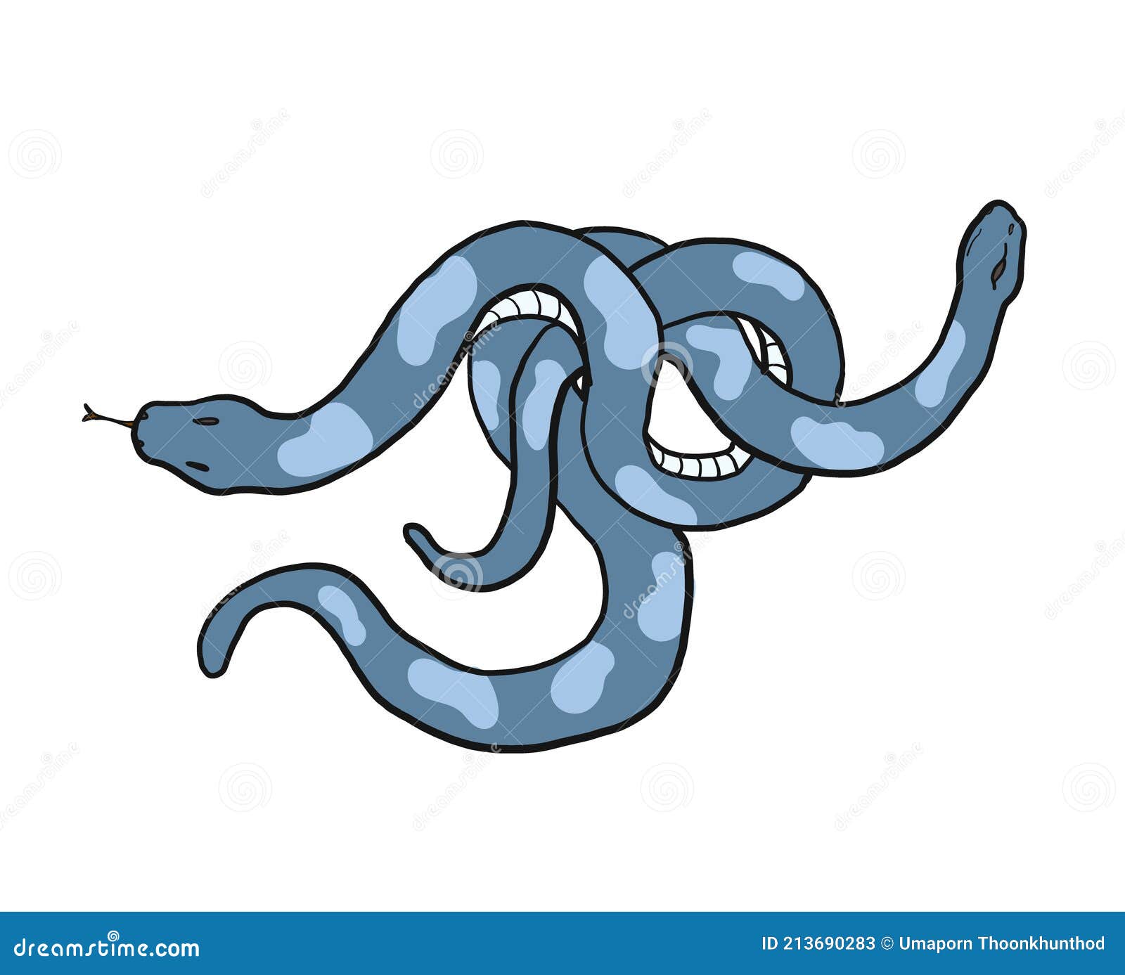 Snake Vector Illustration on  Design Snake Reptile for  Printing and  Sign Vector Such As a Gemini. Stock Illustration  - Illustration of drawing, background: 213690283