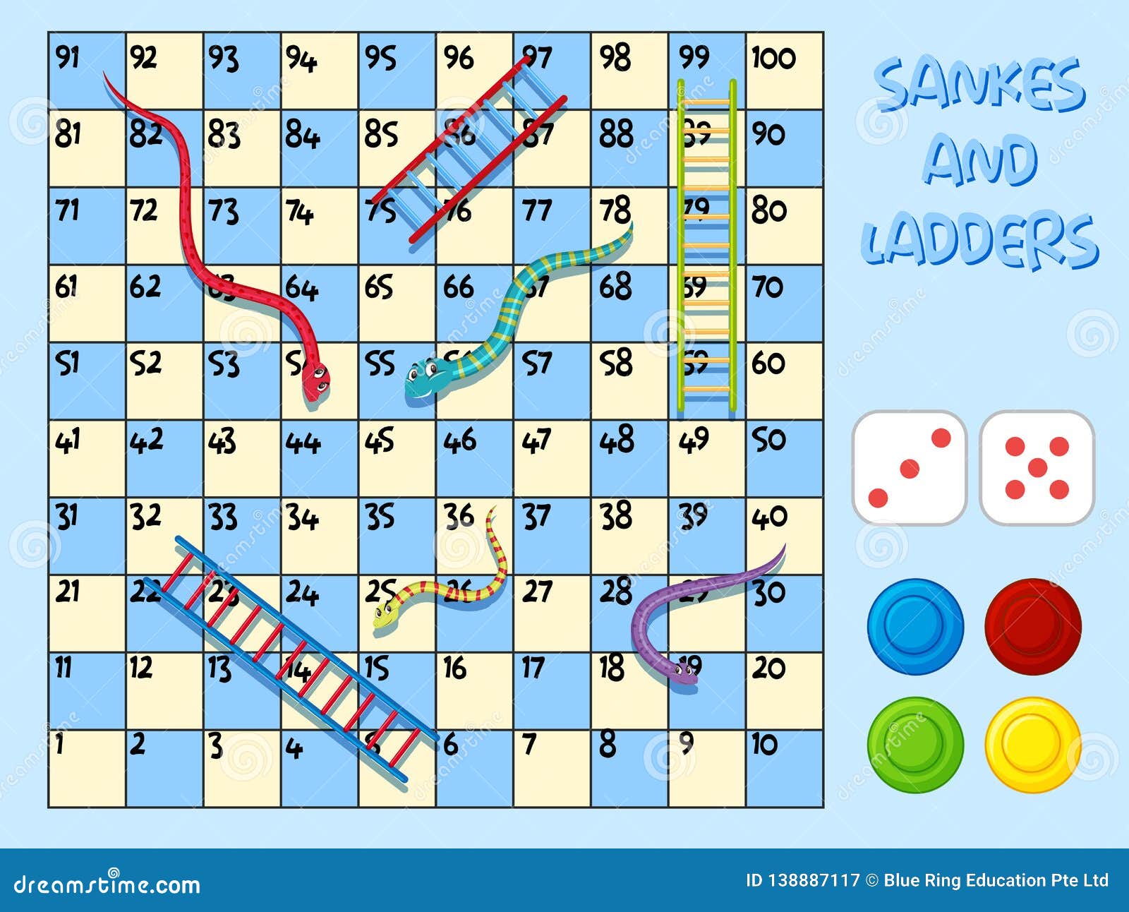 SNAKES AND LADDERS jogo online no