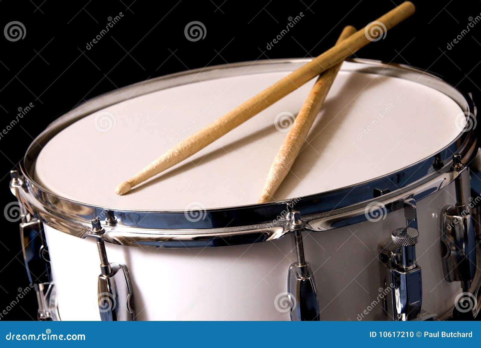 Snare Drum And Drum Sticks Stock Photo  Image: 10617210