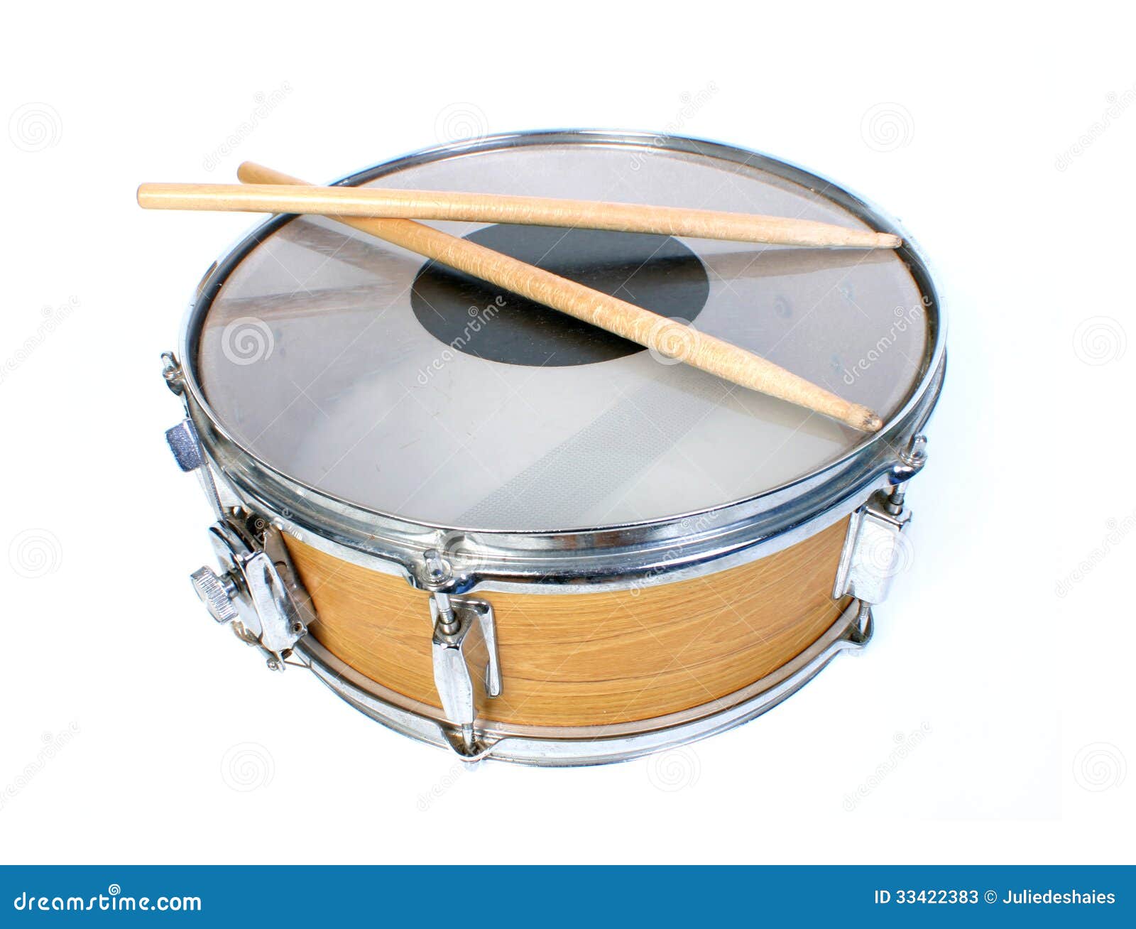 Snare drum isolated stock image. Image of instrument 33422383