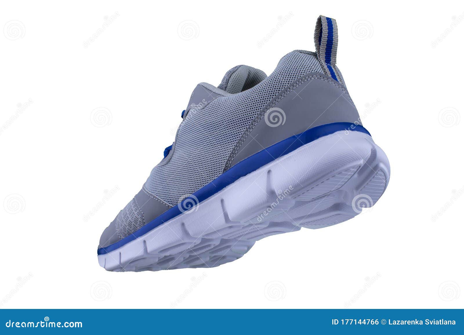 Sneaker gray. stock photo. Image of fashion, jogging - 177144766