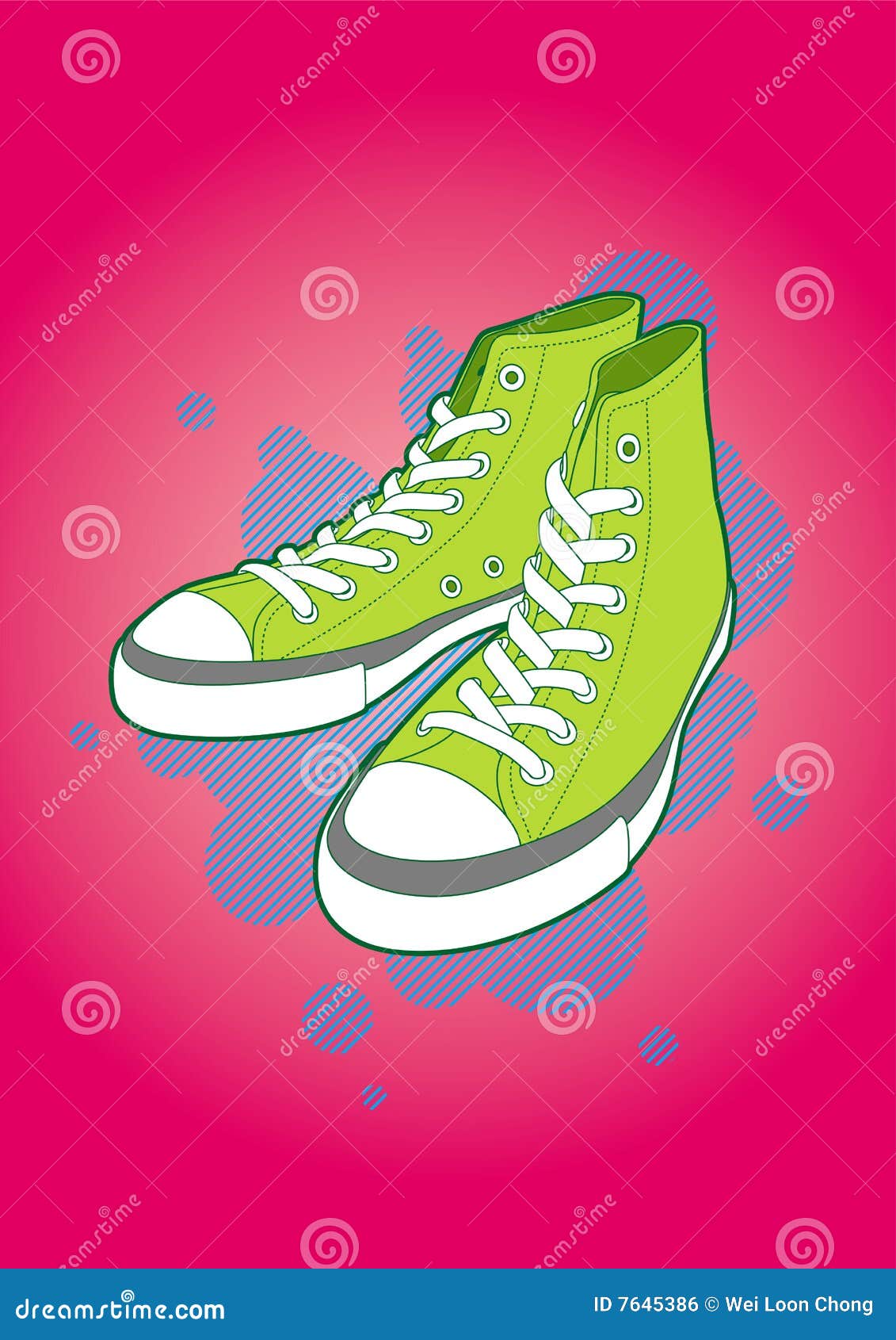 lime green canvas shoes