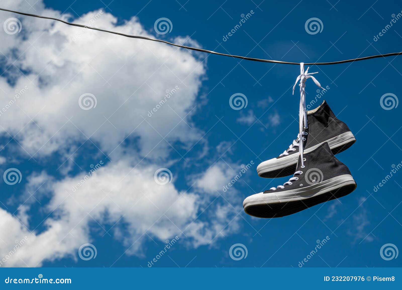 Shoe Tossing Old Sneakers Hanging On Stock Footage Video (100%  Royalty-free) 10814831 | Shutterstock