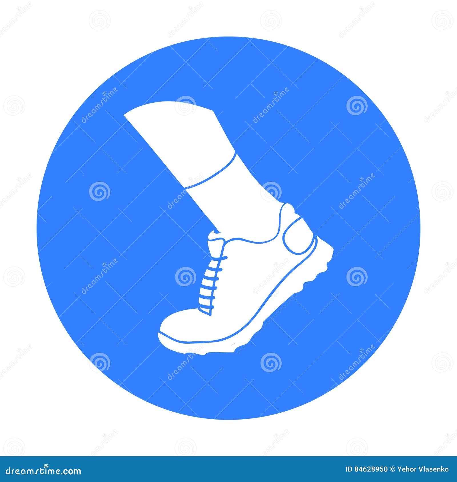 Black and white sneakers on isolated Royalty Free Vector