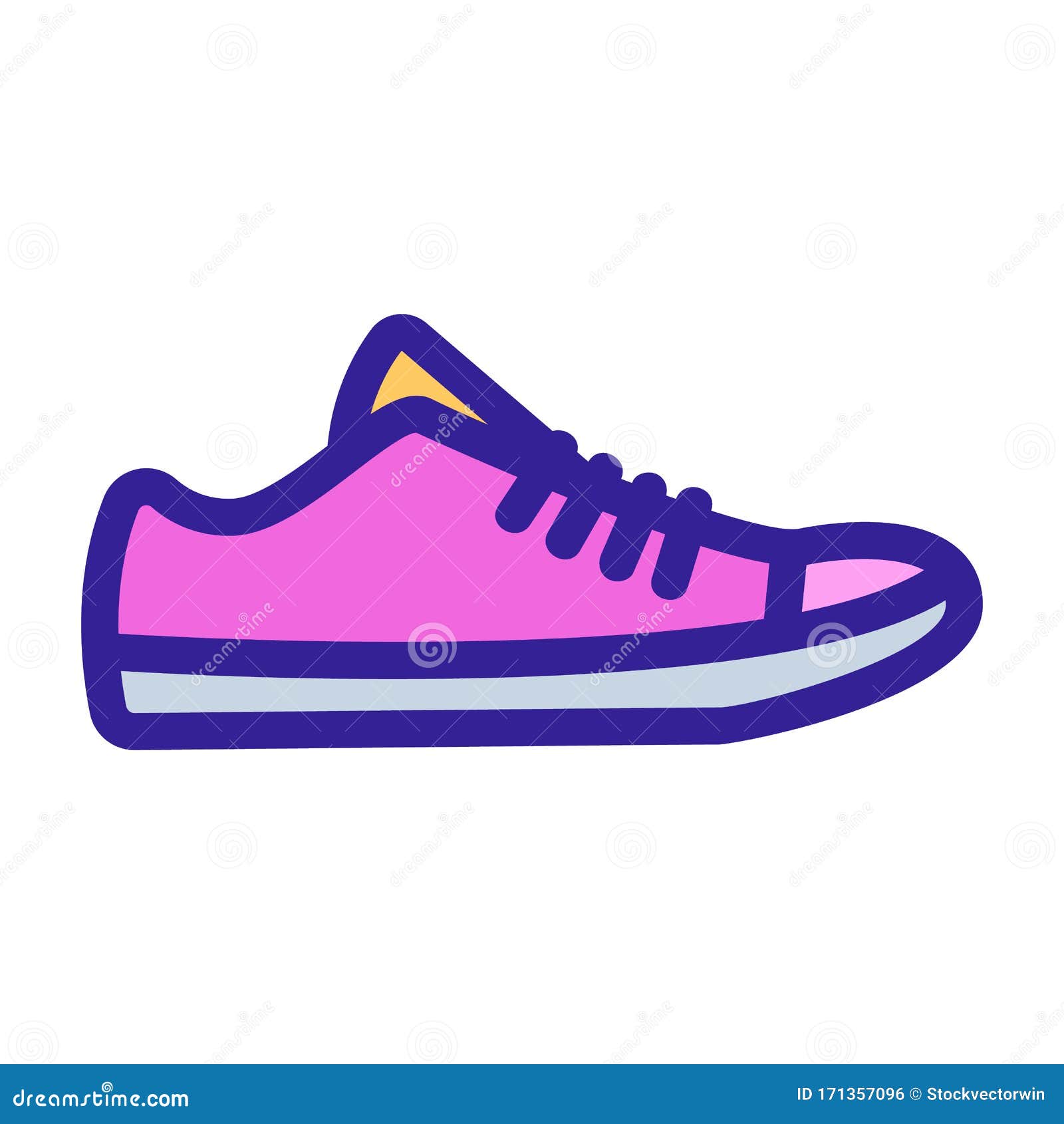 Sneakers Icon Vector. Isolated Contour Symbol Illustration Stock ...