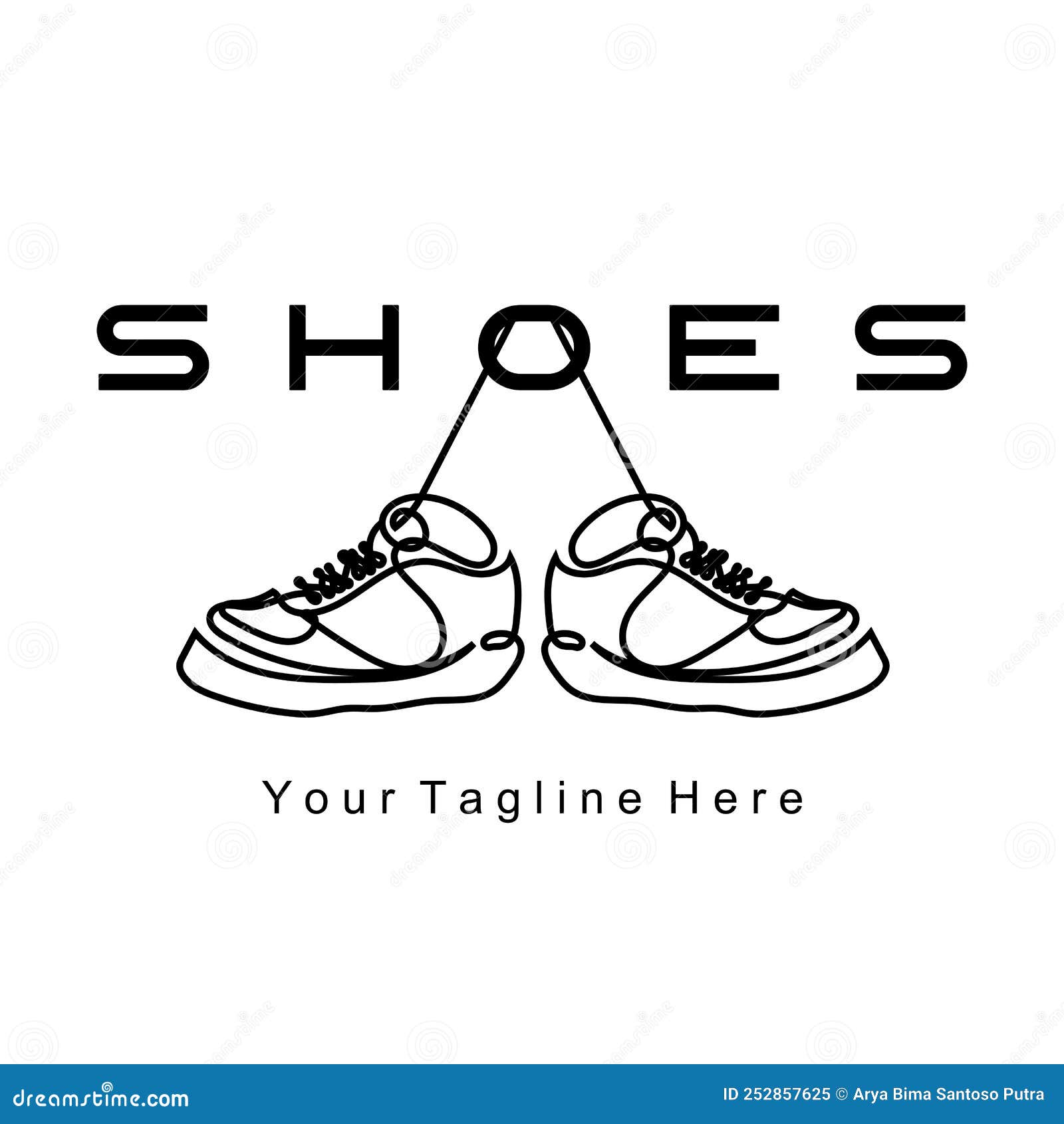 Sneakers Shoe Logo Design, Vector Illustration of Trending Youth ...