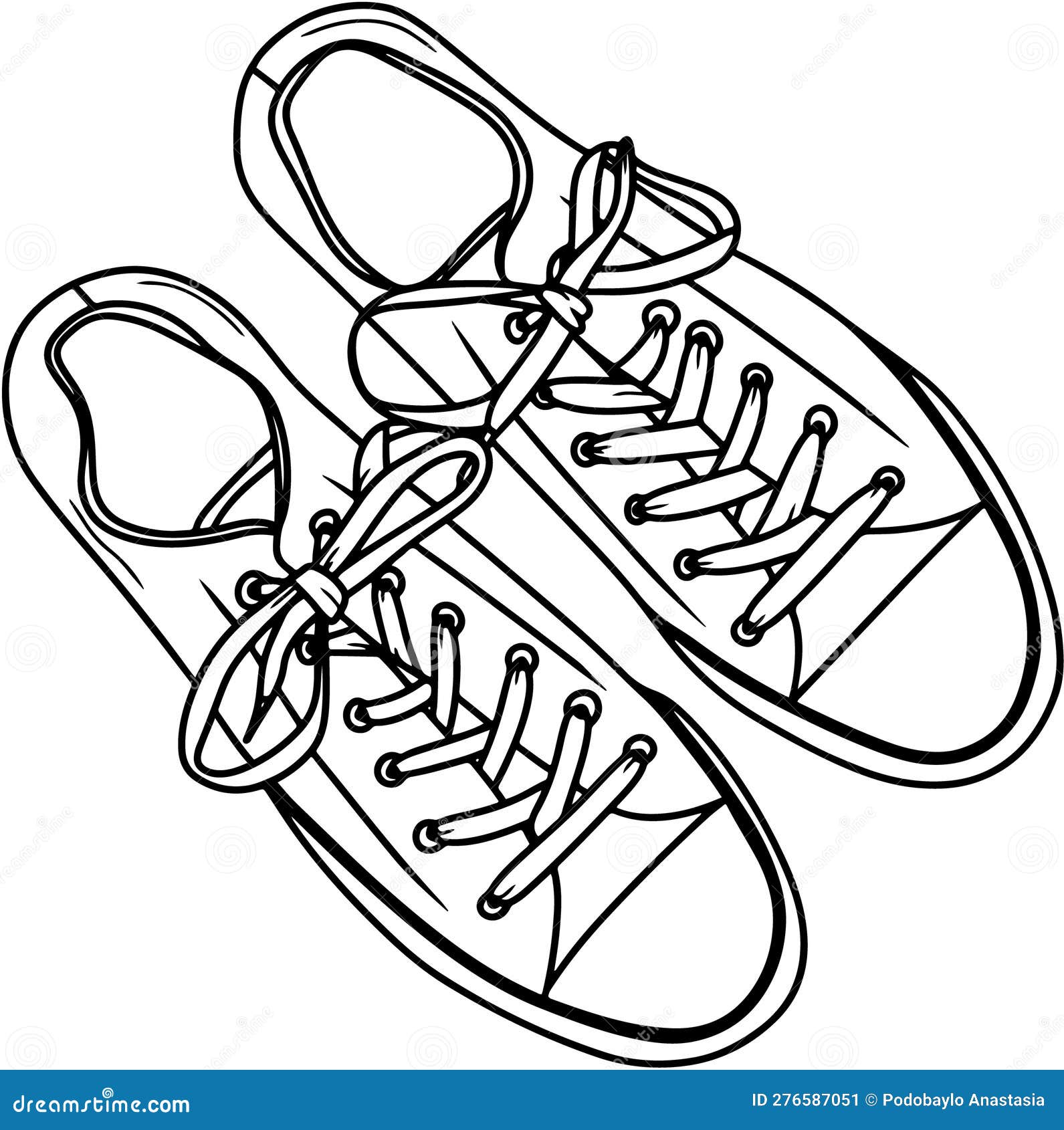 Sneakers Vector, Teens Shoe Clipart, Boots Stock Vector - Illustration ...