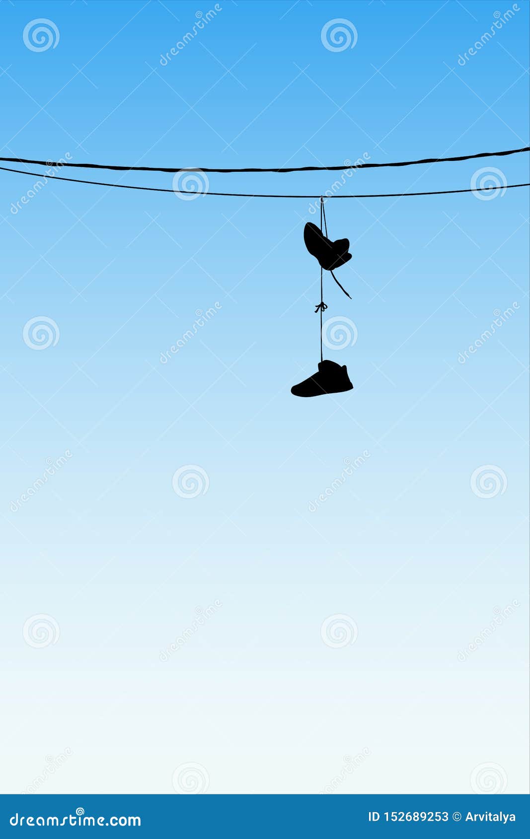 Hanging sneakers hi-res stock photography and images - Alamy