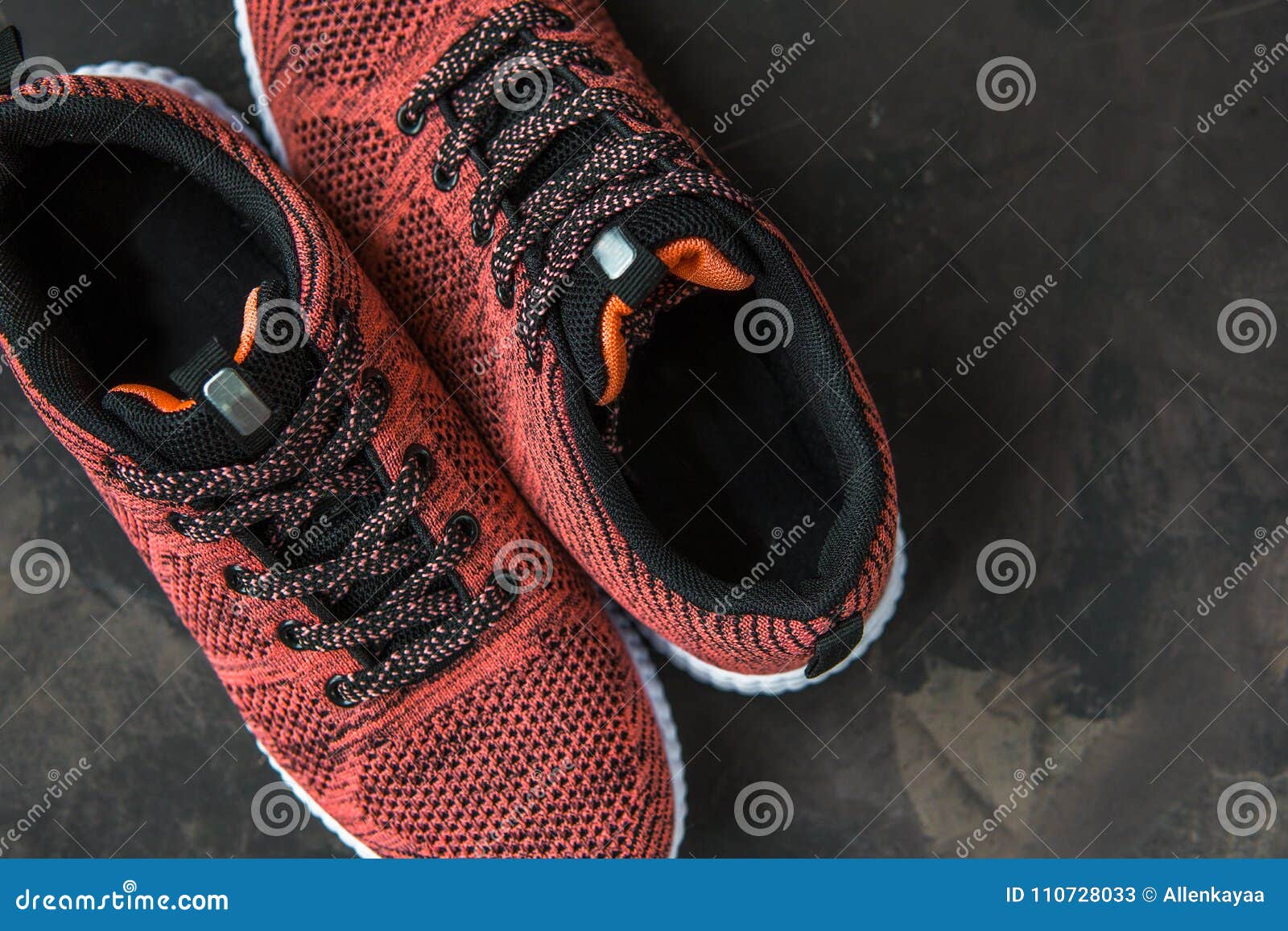 Sneakers for Woman. Footwear for Fitness and Sport Stock Image - Image ...