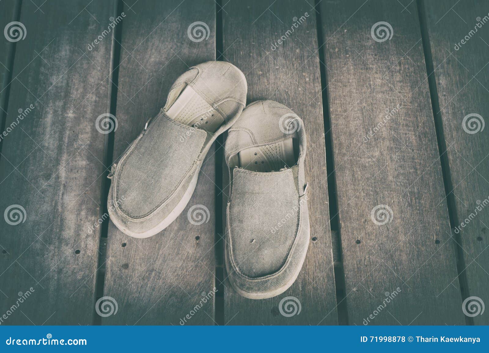 Sneakers on wooden stock photo. Image of floor, laces - 71998878