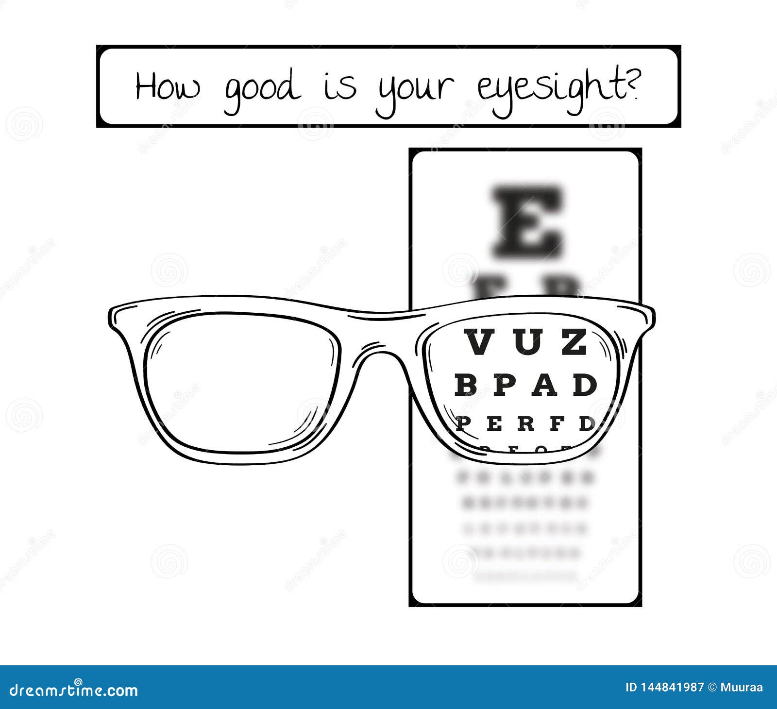 Eye Chart Letters