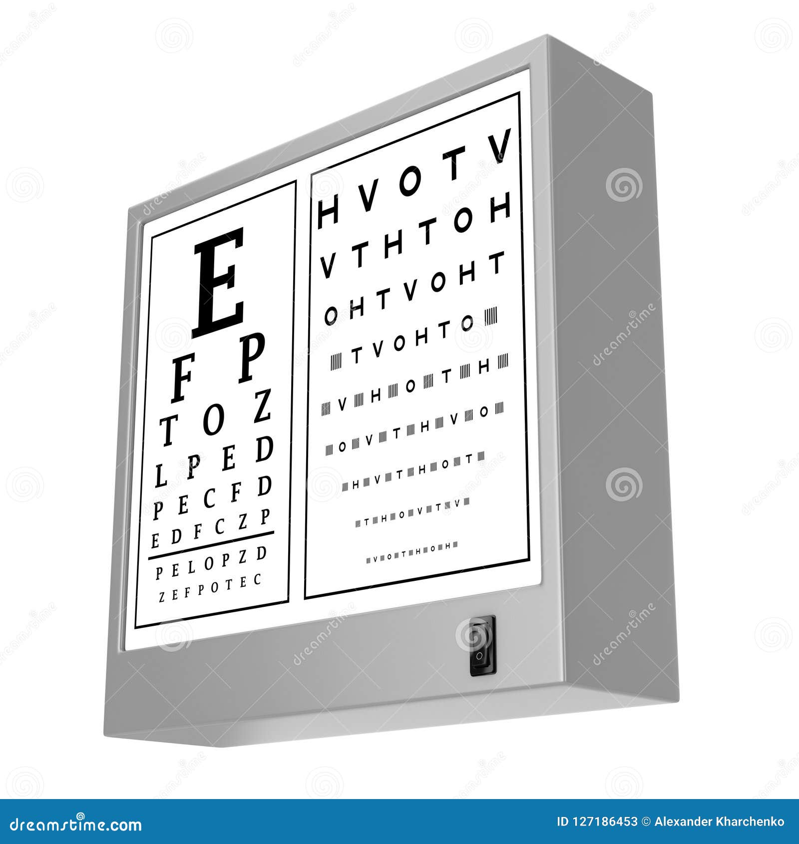 Computer Eye Test Chart