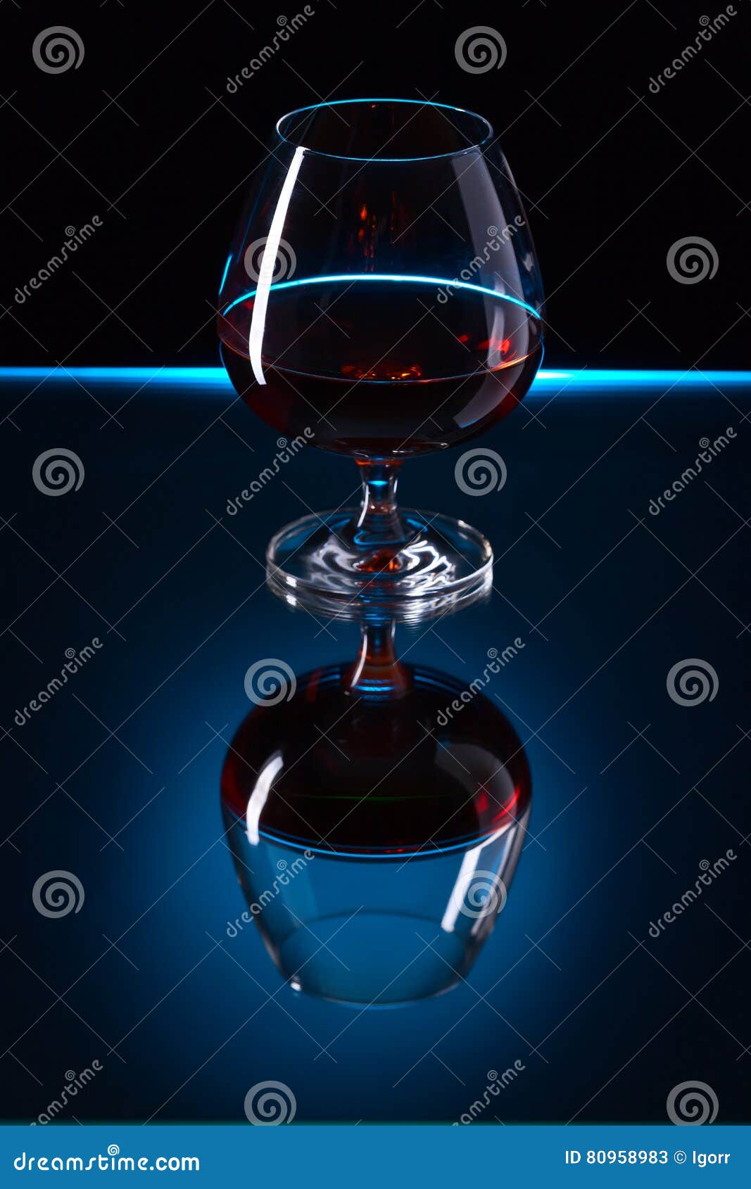 Snifter with brandy stock image. Image of party, snifter 80958983