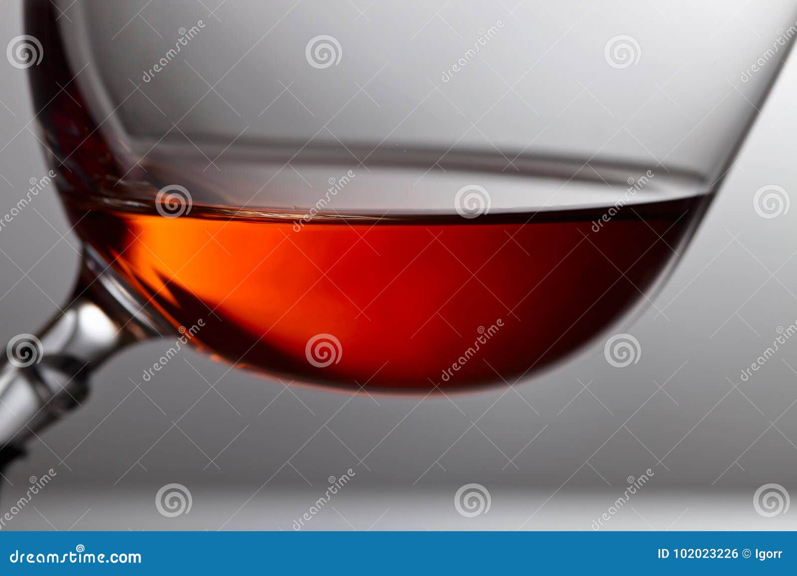 Snifter of brandy . stock photo. Image of amber, closeup 102023226