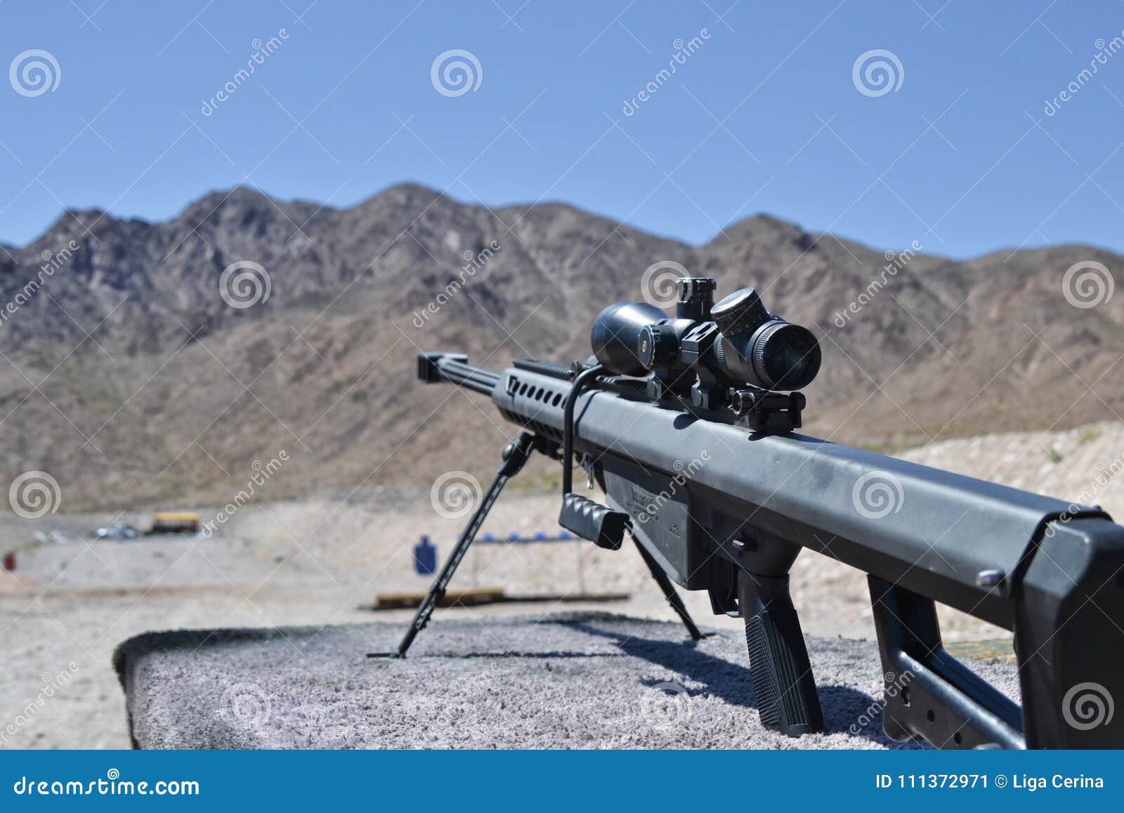 Sniper Rifles Caliber .50 BMG Stock Photo - Image of force, caliber:  42718770