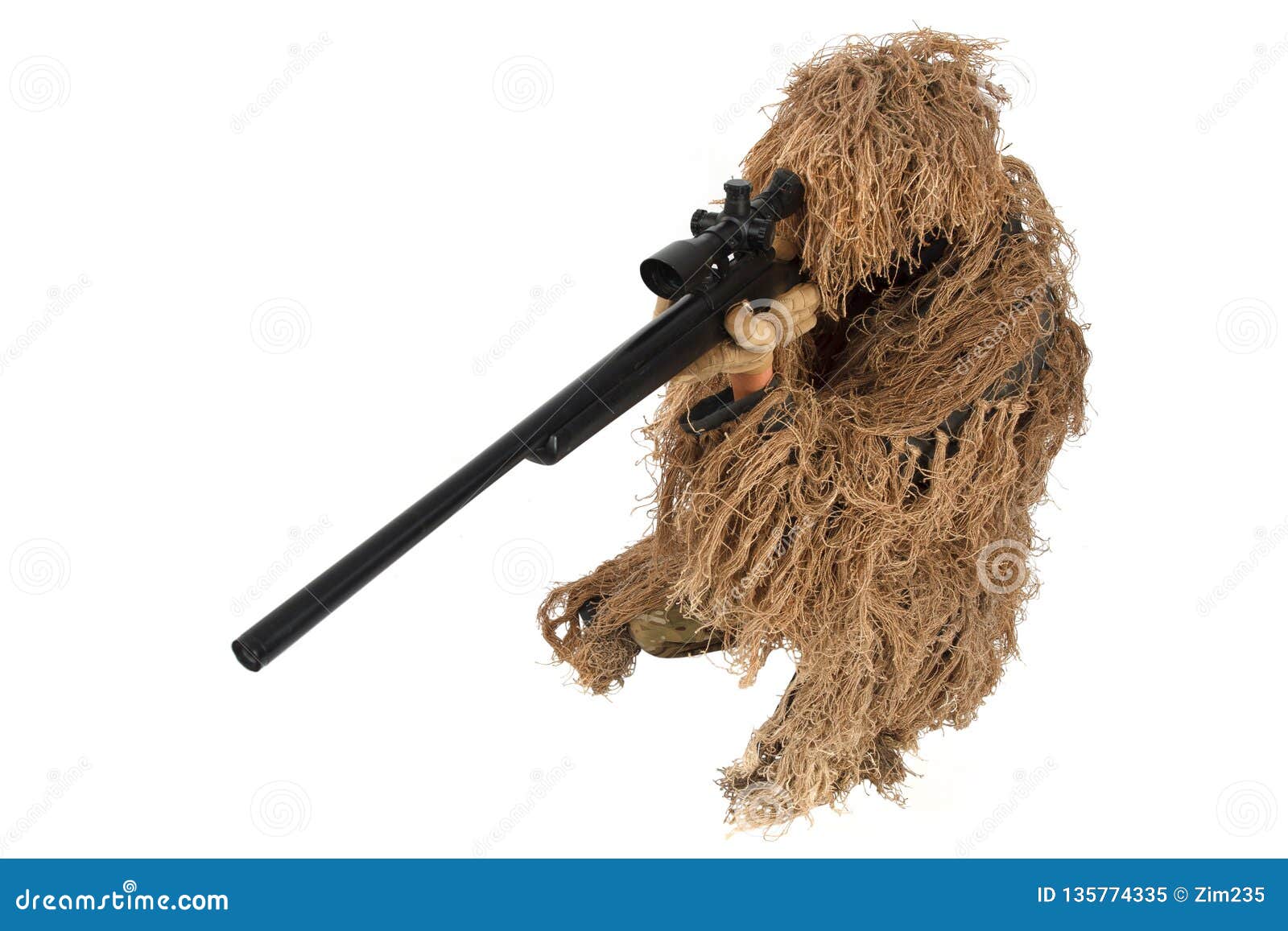 Sniper ghillie suit hi-res stock photography and images - Alamy